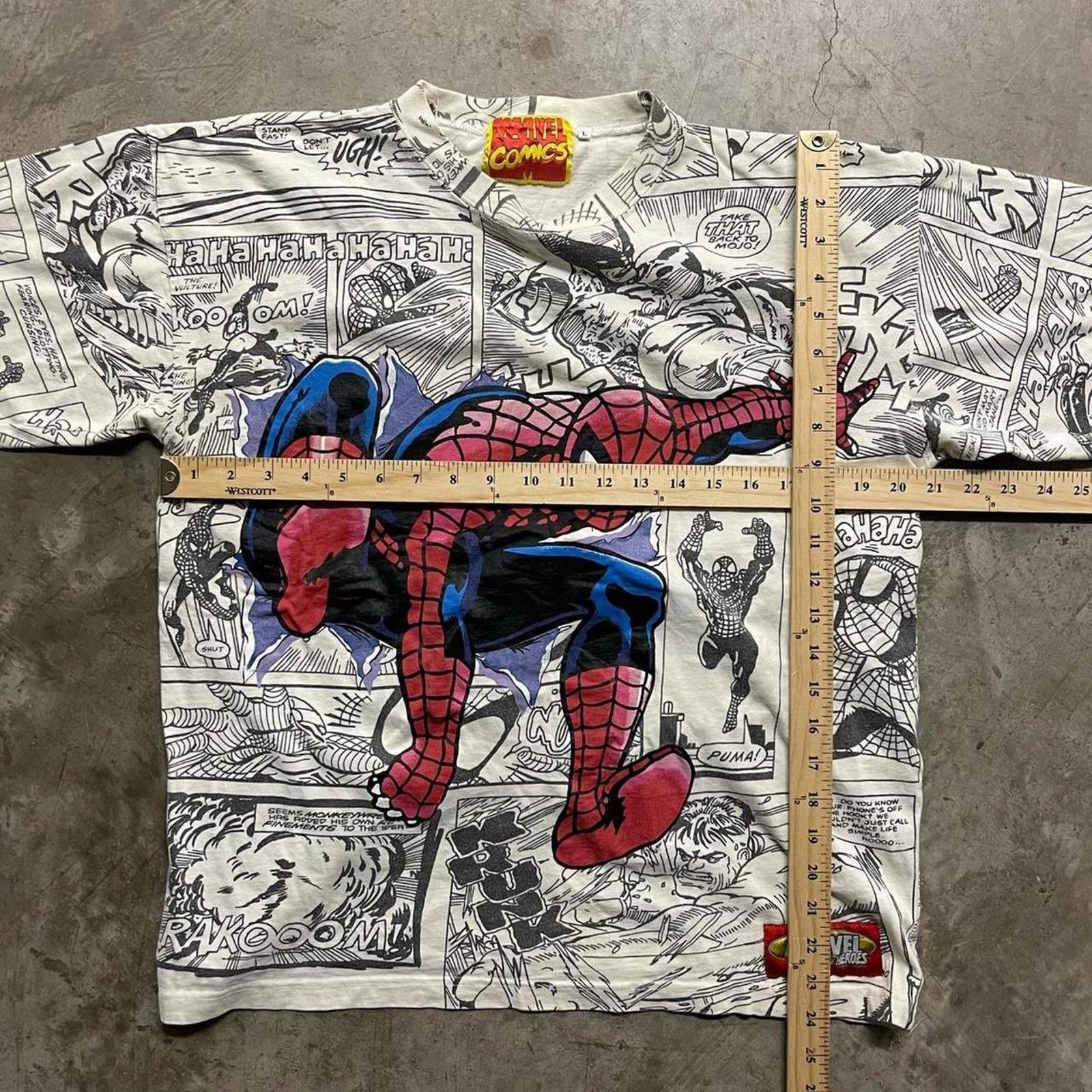 Marvel Comics Vintage 1990s Spider-Man Marvel Graphic Tee Men Large Size US L / EU 52-54 / 3 - 4 Thumbnail