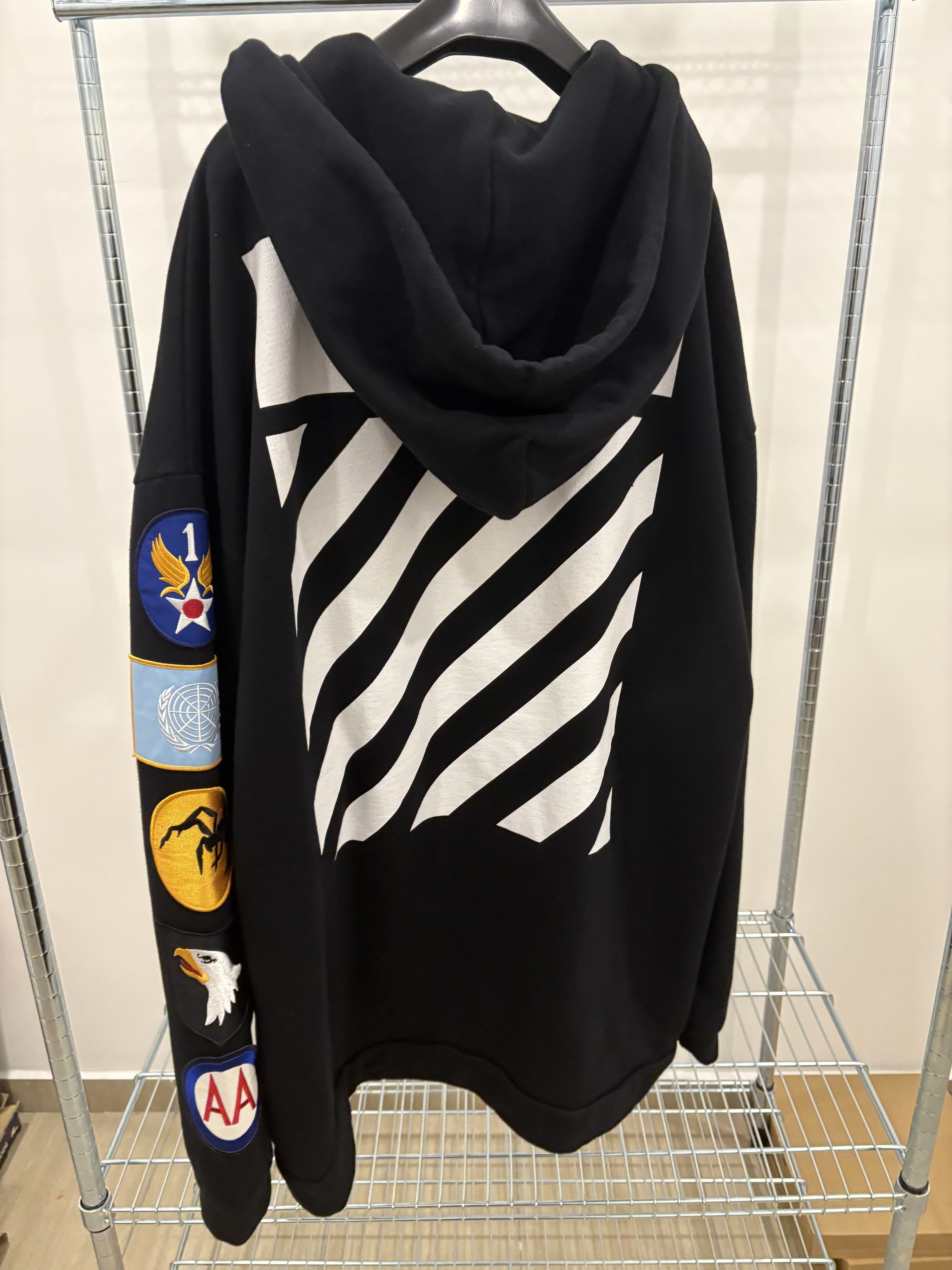 Off-White Off-White Logo Embroidery Hoodie Size US XL / EU 56 / 4 - 9 Thumbnail