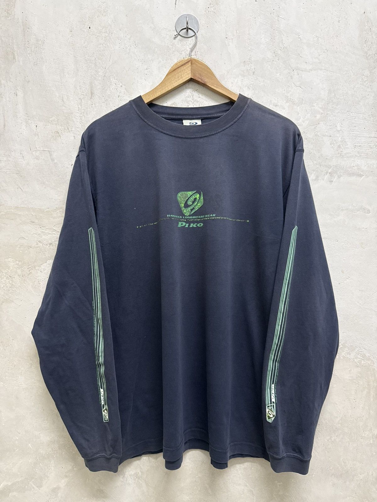 2000s Piko Surf Faded y2k L/S T Shirt