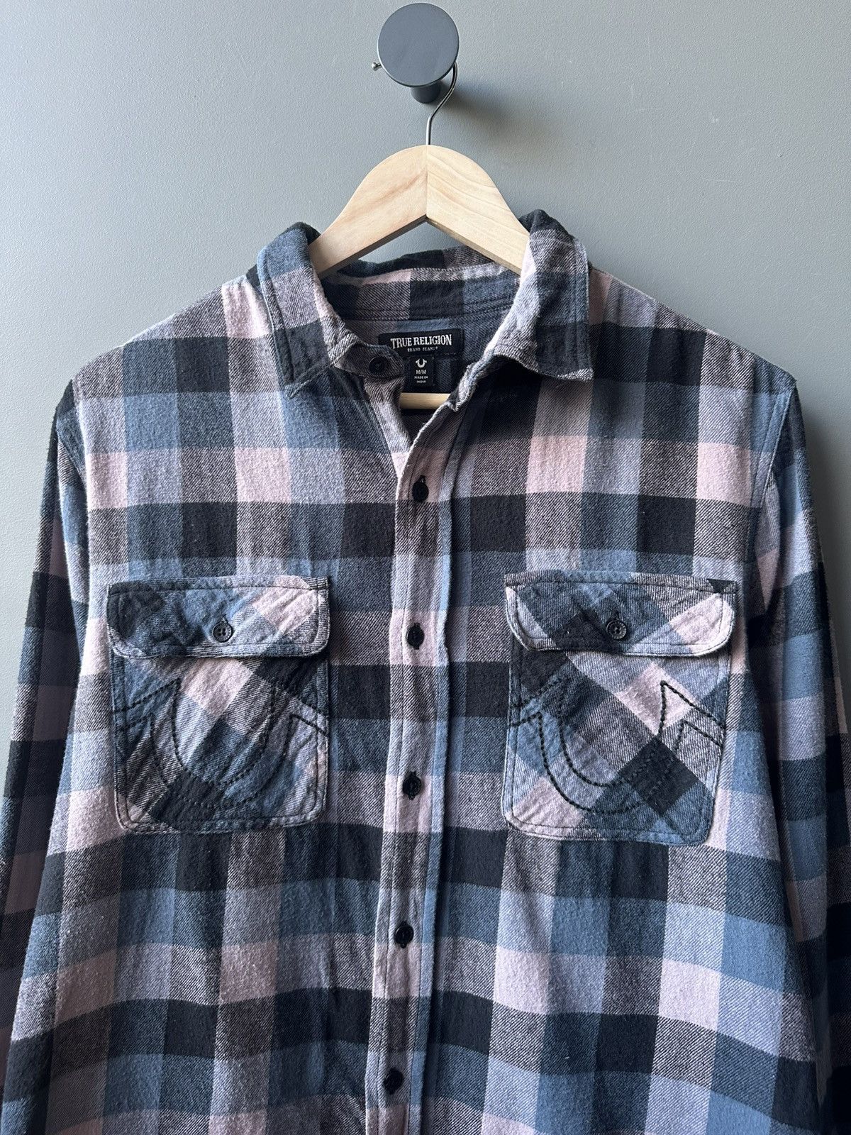 True Religion True Religion Flannel Cotton Shirt Size M Size US L / EU 52-54 / 3 - 2 Thumbnail
