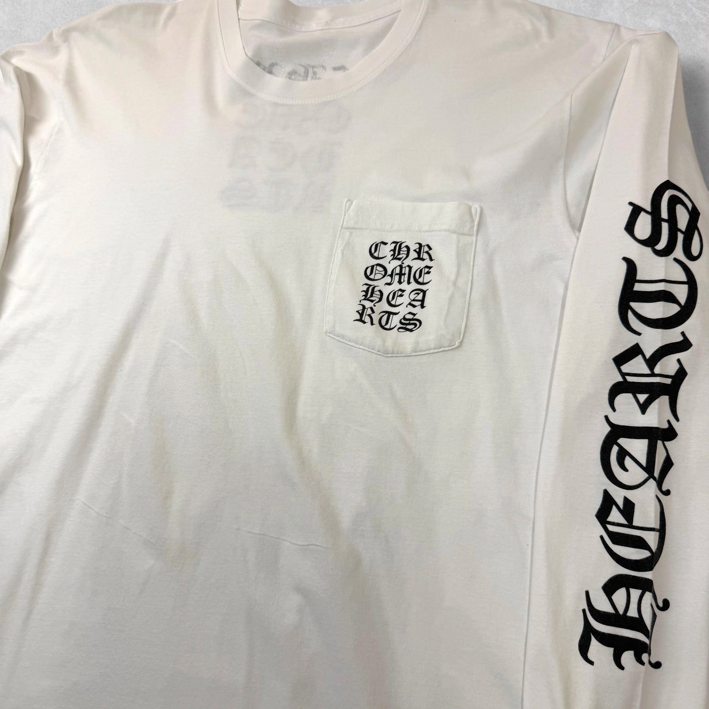 Chrome Hearts Chrome Hearts Vertical White L/S L Size US L / EU 52-54 / 3 - 5 Thumbnail