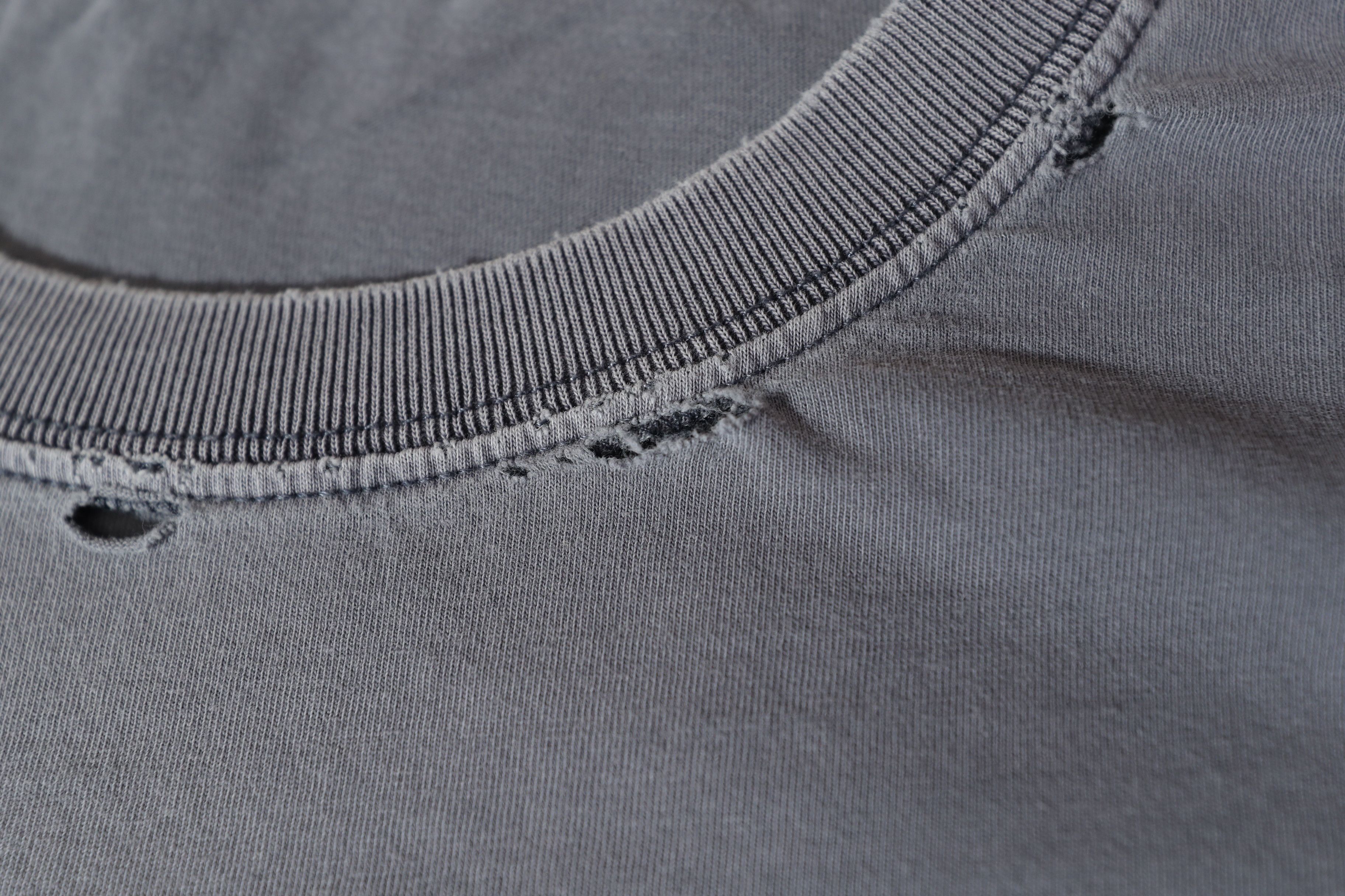 NEUW Denim Neuw Organic Cotton Distressed Brand Tee (L) Size US L / EU 52-54 / 3 - 9 Thumbnail