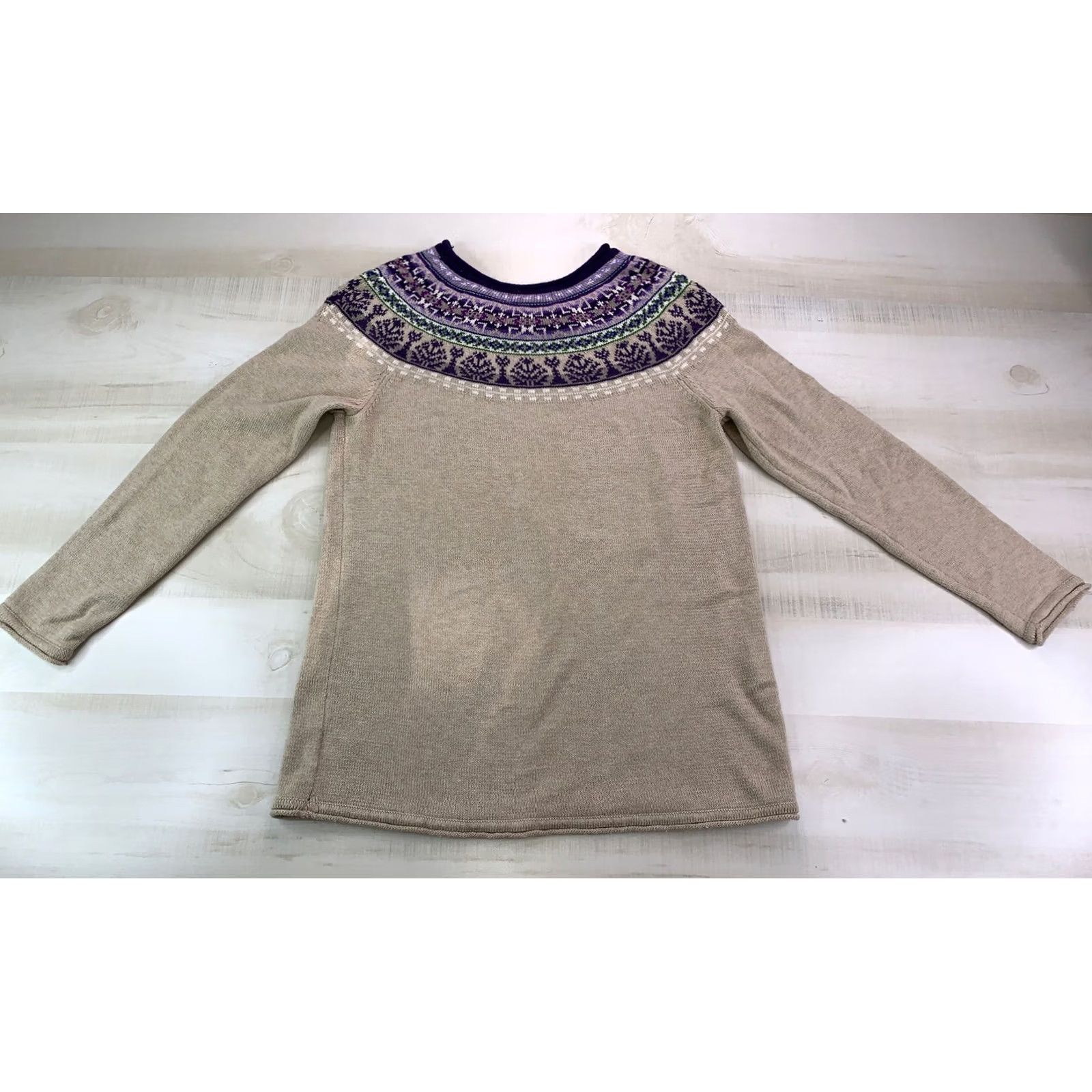 Eddie Bauer Eddie Bauer Cotton Angora Blend Women’s Knit Roll Collar Sweater Medium Size M / US 6-8 / IT 42-44 - 7 Thumbnail
