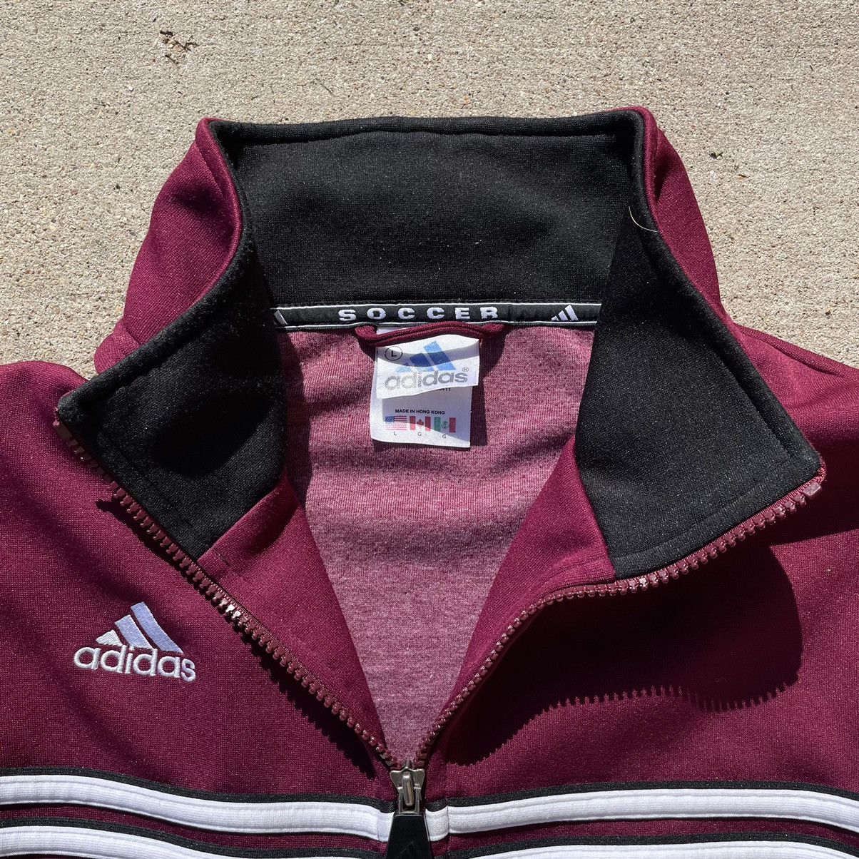 Adidas × Vintage Vintage Adidas Mississippi State Bulldogs Soccer Jacket L Size US L / EU 52-54 / 3 - 4 Thumbnail