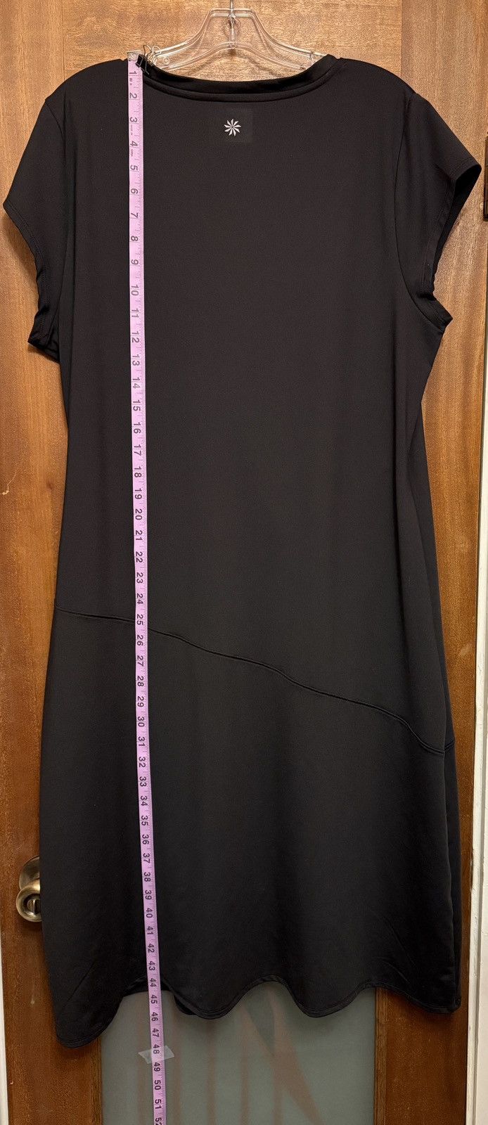 Athleta Athleta Women’s Plus Black Nectar Faux Wrap Jersey Dress Size XXL / US 16-18 / IT 52-54 - 5 Thumbnail