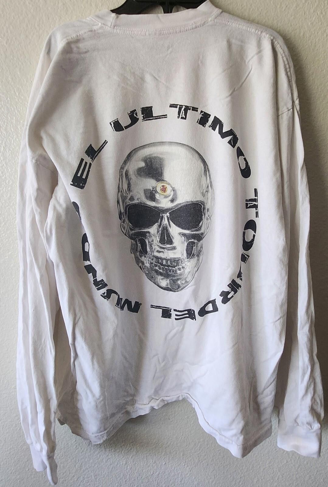 Designer Bad Bunny Mens L Black El Ultimo Tour Del Mundo Concert Tee Size US L / EU 52-54 / 3 - 1 Thumbnail