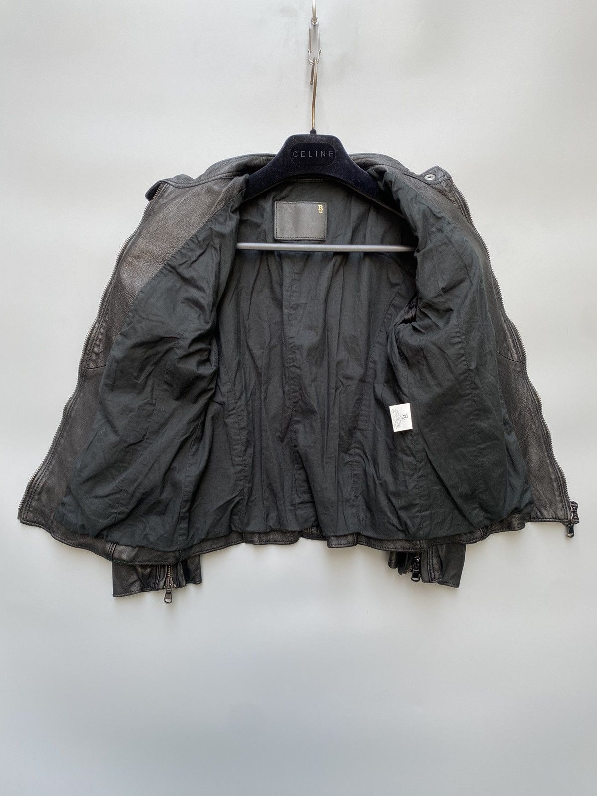 R13 R13- Moto Biker Leather Jacket Size S / US 4 / IT 40 - 6 Thumbnail