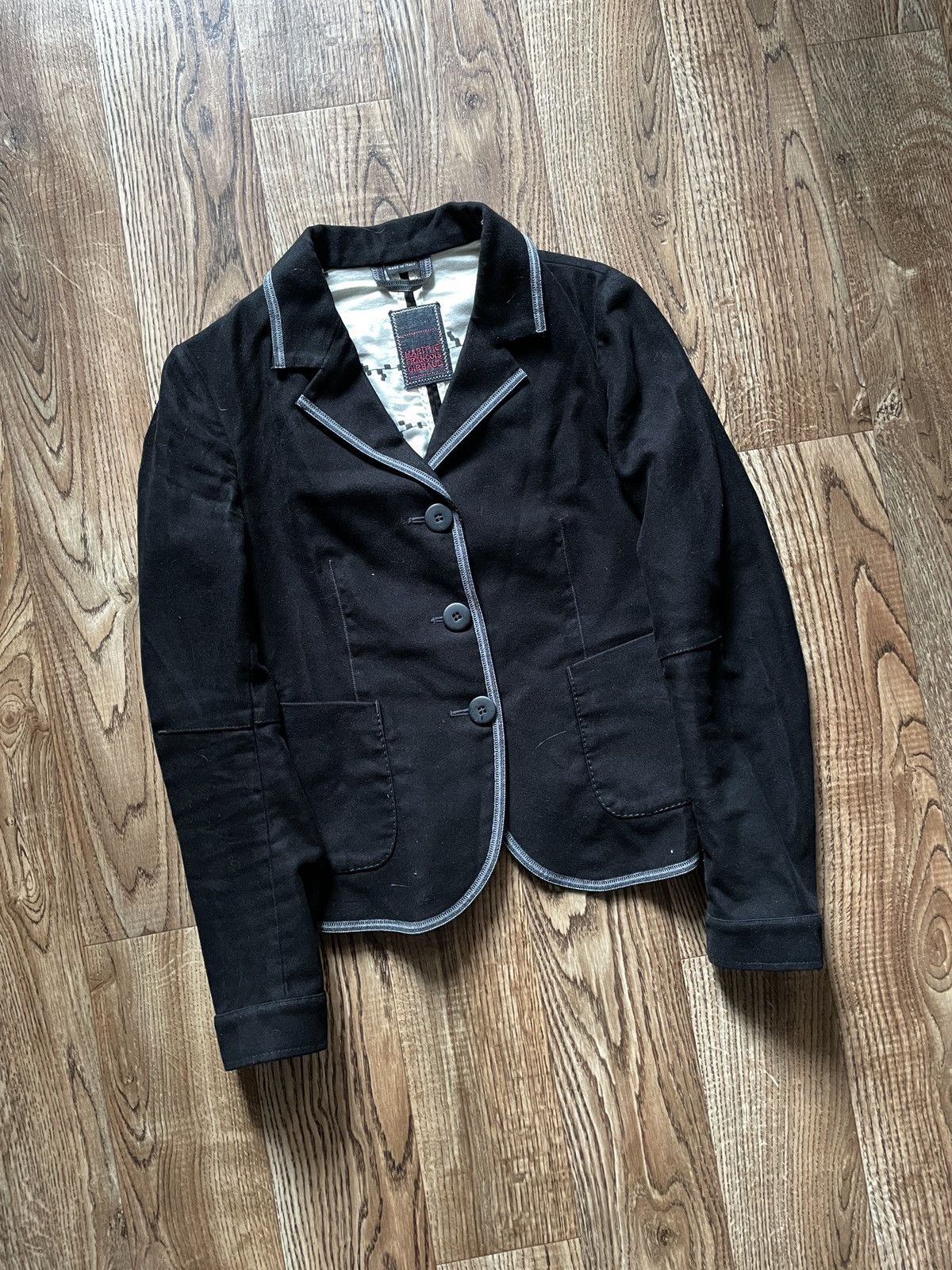 Marithe + Francois Girbaud Vintage Avant Garde Marithe Francois Girbaud Wool Blazer Size S / US 4 / IT 40 - 2 Thumbnail