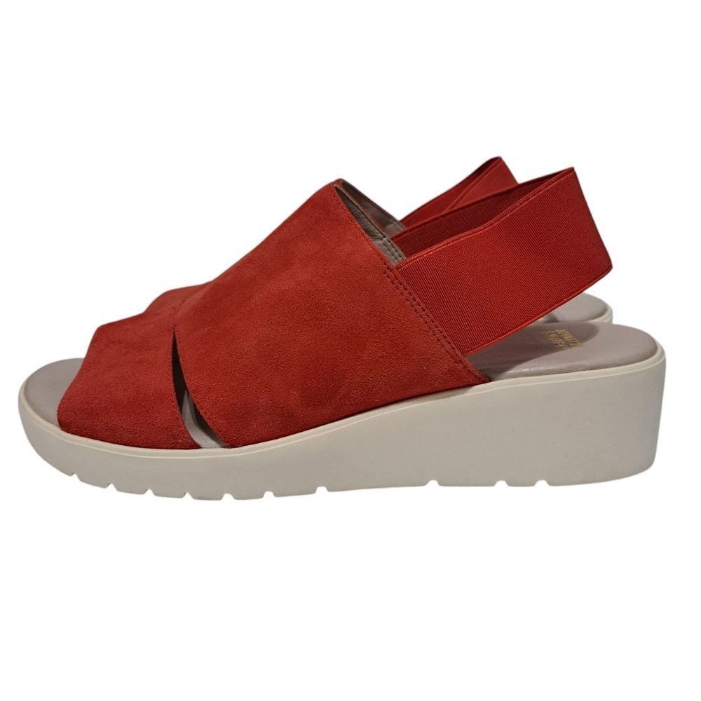 Johnston & Murphy Johnston & Murphy Cassandra Women's Suede Wedge Sandals Slin Size US 9 / IT 39 - 4 Thumbnail