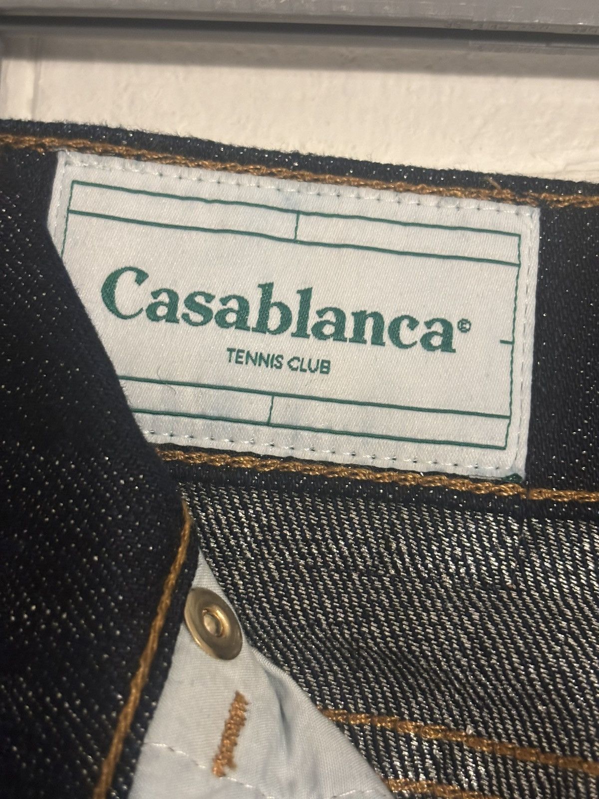 Casablanca Casablanca silver lurex denim washed indigo Size US 32 / EU 48 - 2 Thumbnail
