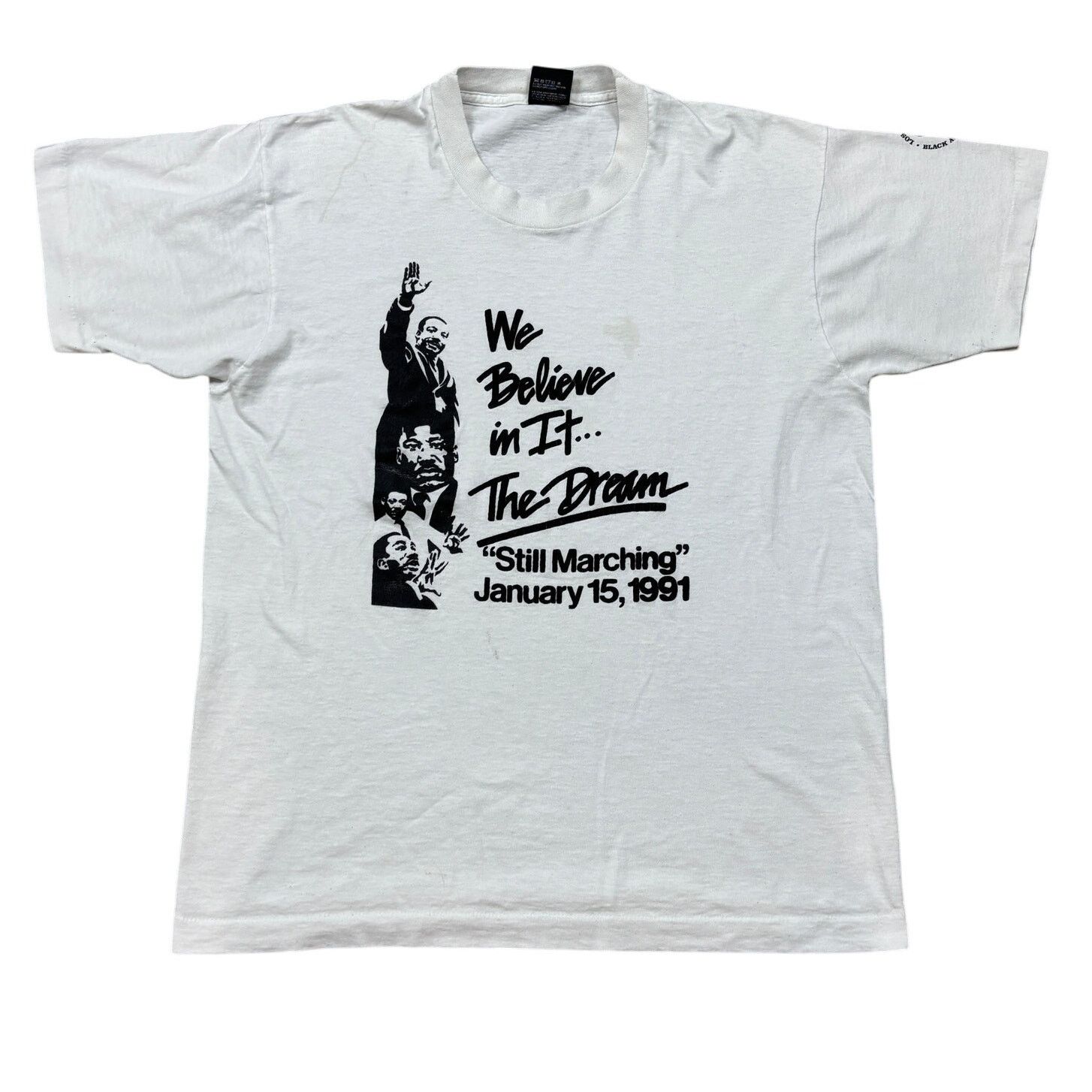 Vintage VTG 1991 Still Marching Martin Luther King Jr. Shirt Large Size US L / EU 52-54 / 3 - 1 Thumbnail