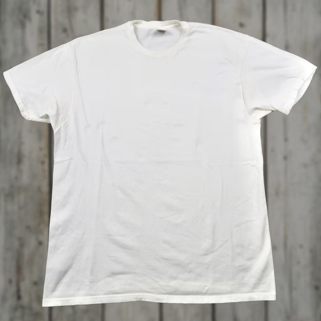 Vintage Vintage Kirkland Signature Mens XL White Combed Cotton Crew Neck T-Shirt Size US XL / EU 56 / 4 - 1 Thumbnail
