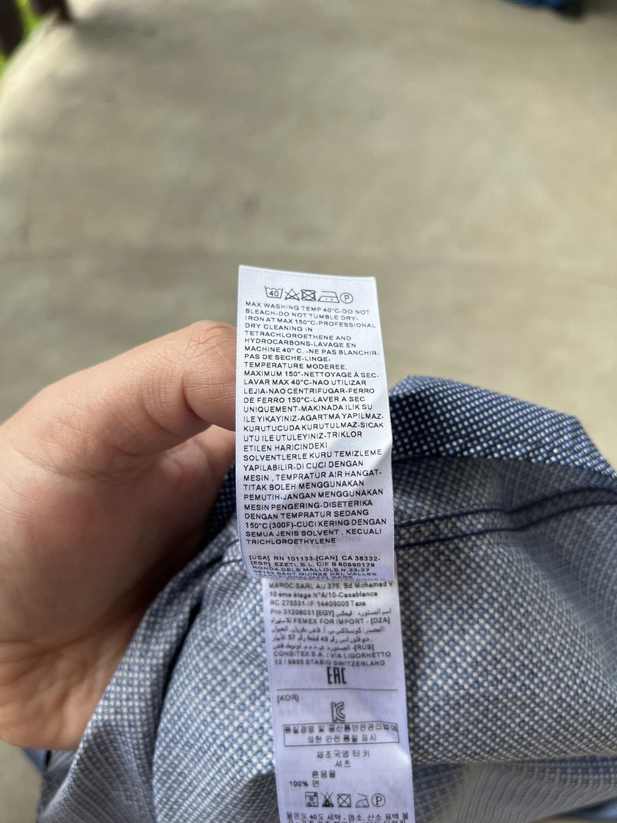 Ermenegildo Zegna Ermenegildo Zegna Shirt Size US S / EU 44-46 / 1 - 4 Thumbnail