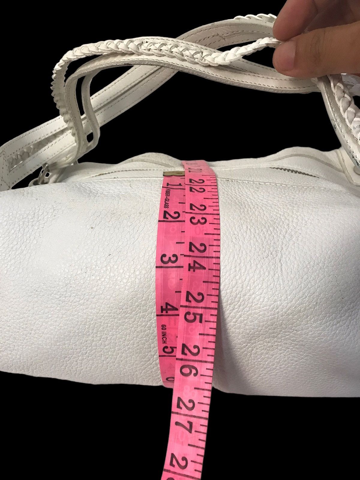 If Six Was Nine × Japanese Brand × KMRii Diana White Leather Shoulders Bag Size ONE SIZE - 9 Thumbnail