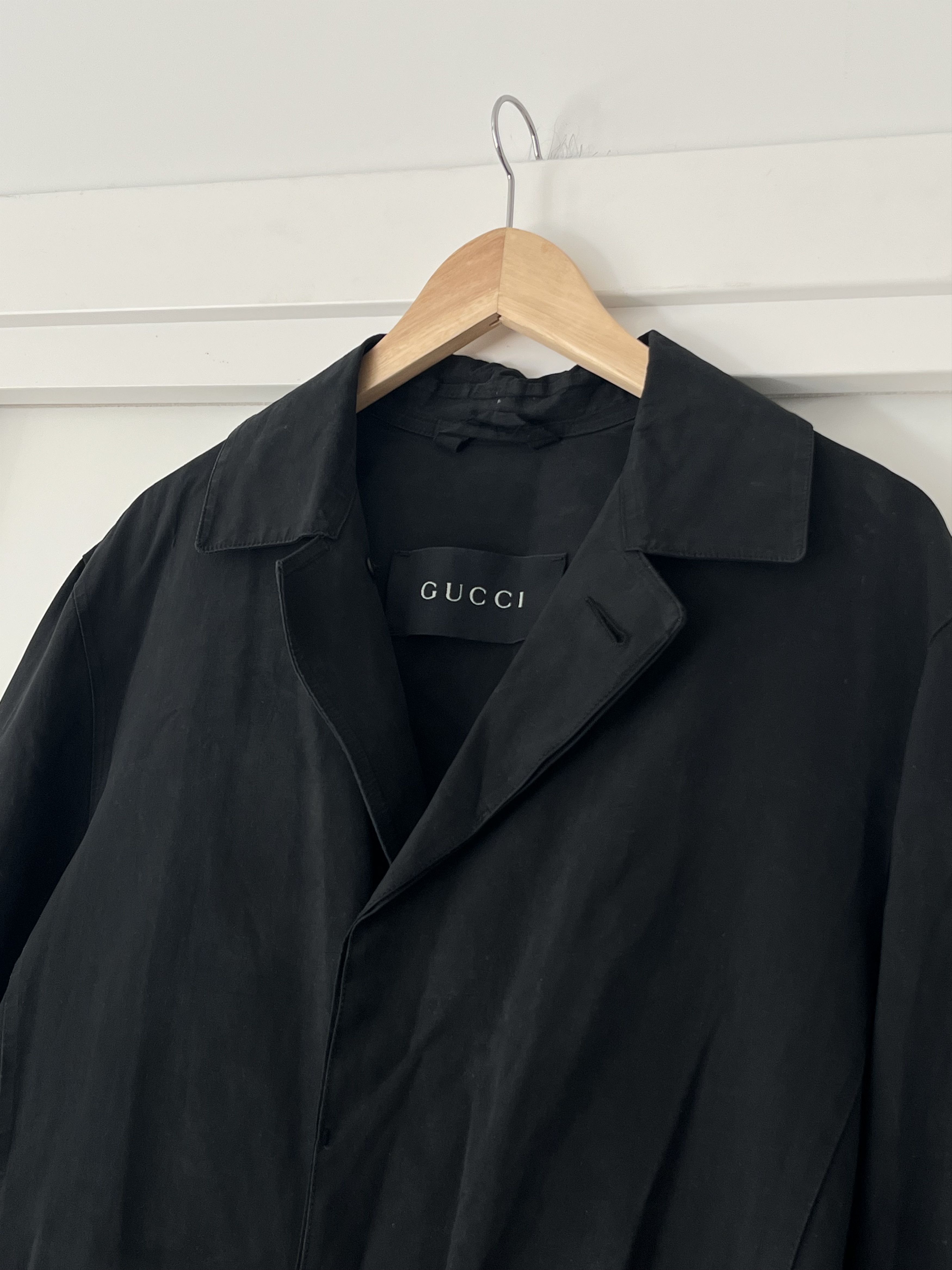 Gucci Gucci Tom Ford Macintosh Mac Coat Raincoat Jacket Trench 90s Size US S / EU 44-46 / 1 - 1 Thumbnail