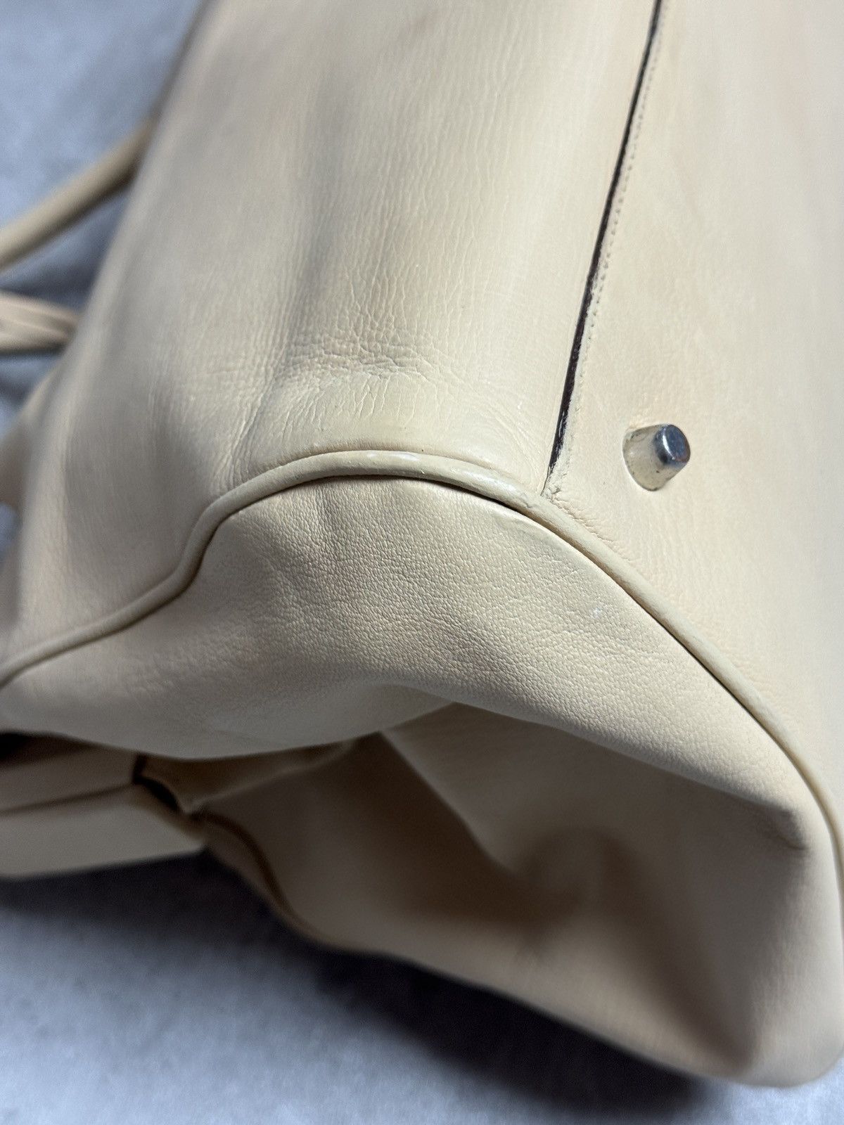Prada Prada Vintage Beige Doctor Style Bag Size ONE SIZE - 11 Thumbnail