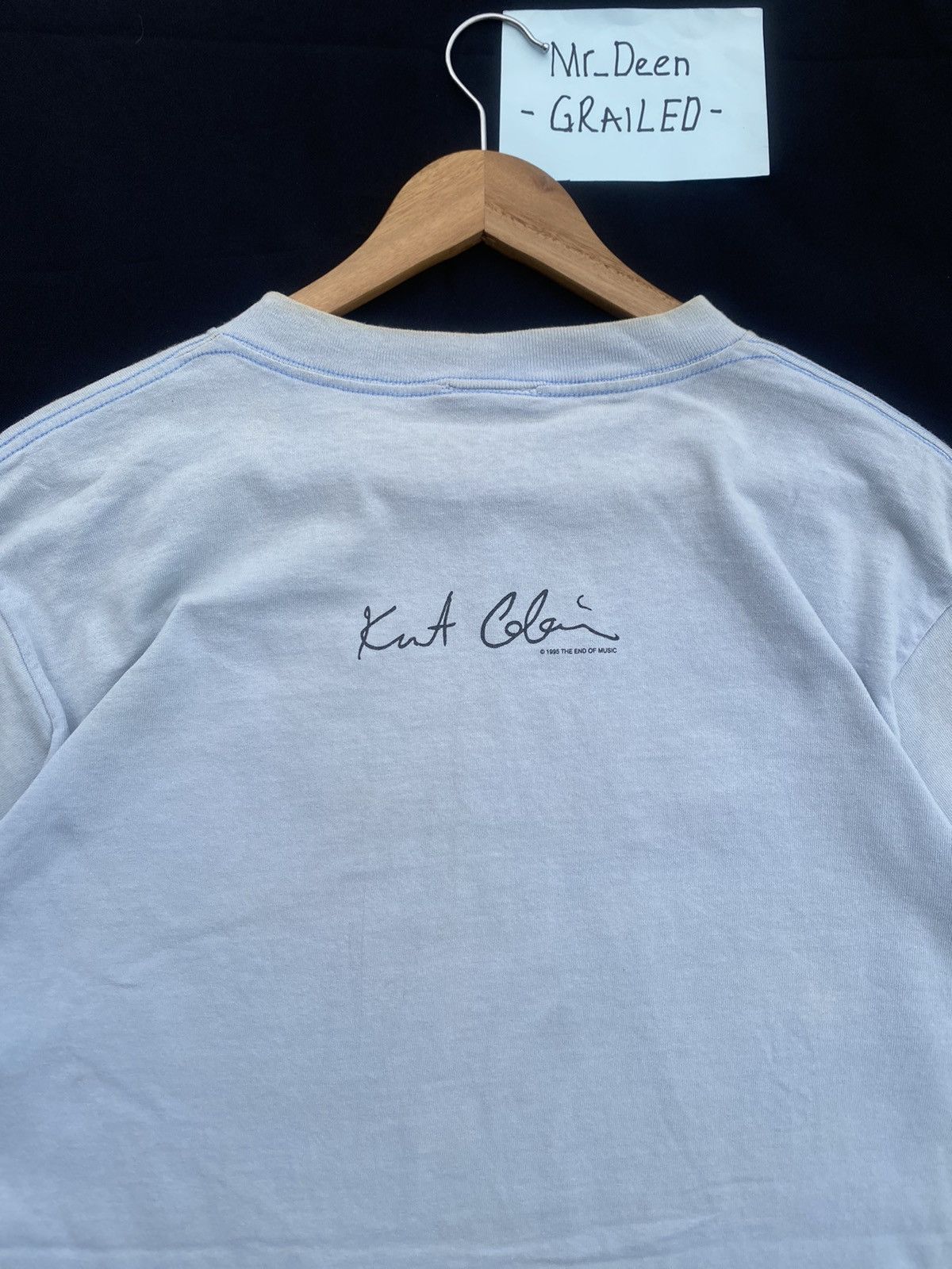 Band Tees Rare Vintage Kurt Cobain 1998 “The End of the Music” Tshirt Size US L / EU 52-54 / 3 - 24 Thumbnail