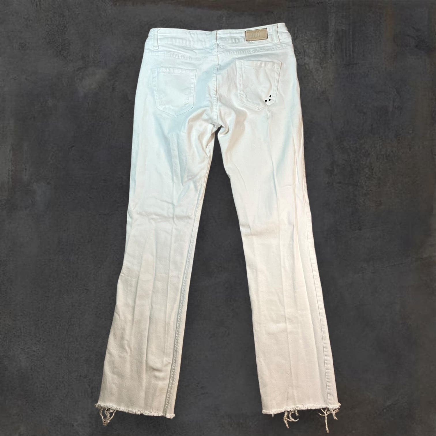 Other Jijil Made in Italy White Denim Women's 32/46 Low Rise Size 32" / US 10 / IT 46 - 2 Thumbnail