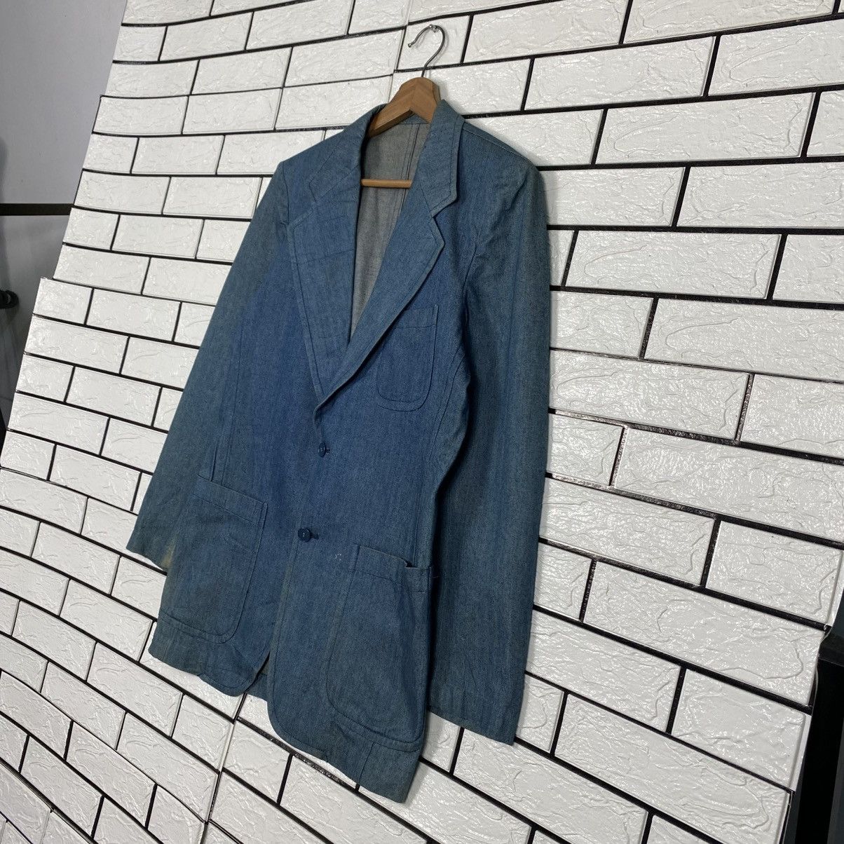 Wrangler 📌Vintage Chore Worker Denim Jacket Wrangler Size US L / EU 52-54 / 3 - 3 Thumbnail