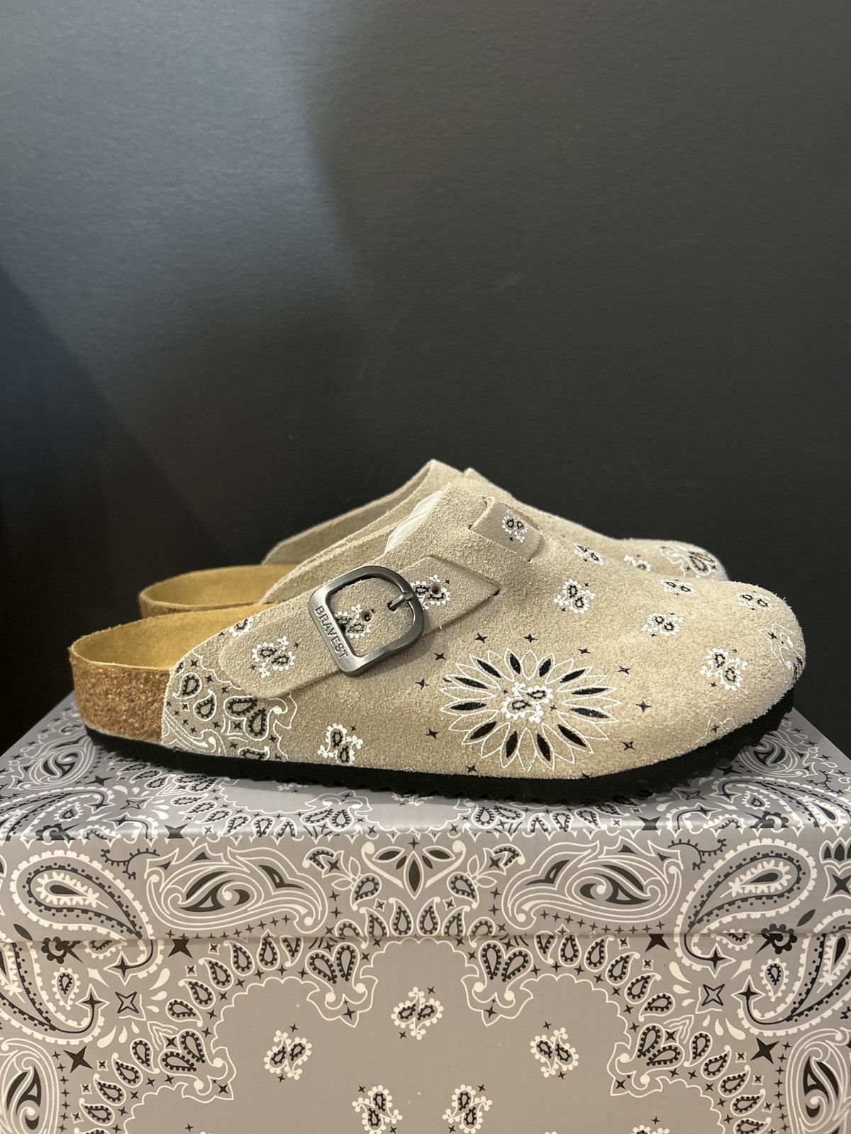 Bravest Studios Bravest Studious Suede Paisley Mules Size US 6 / EU 39 - 2 Thumbnail