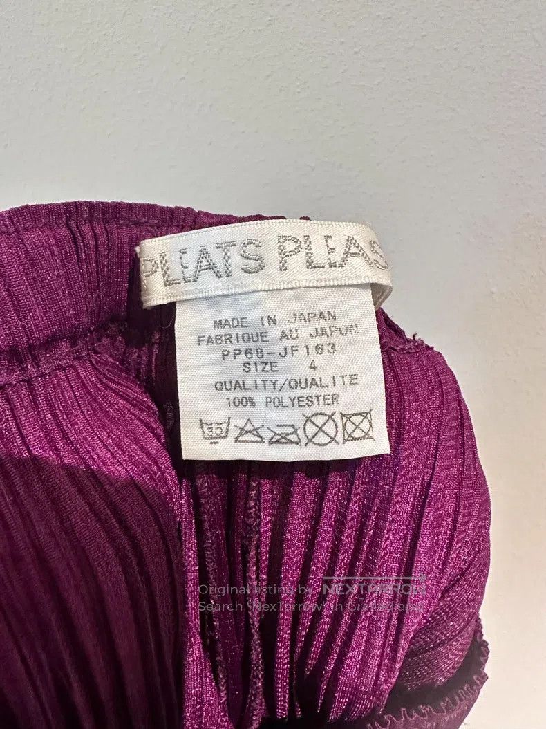 Issey Miyake Issey Miyake Purple Pants Size 26" / US 2 / IT 38 - 2 Thumbnail