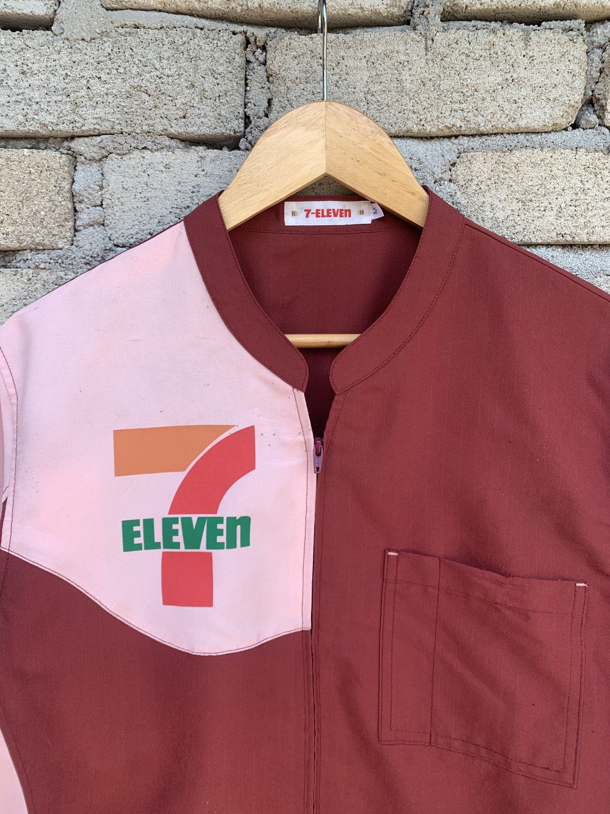 uniform experiment 👹Vintage 90s 7eleven Workers Zipper Uniform Size US M / EU 48-50 / 2 - 3 Thumbnail