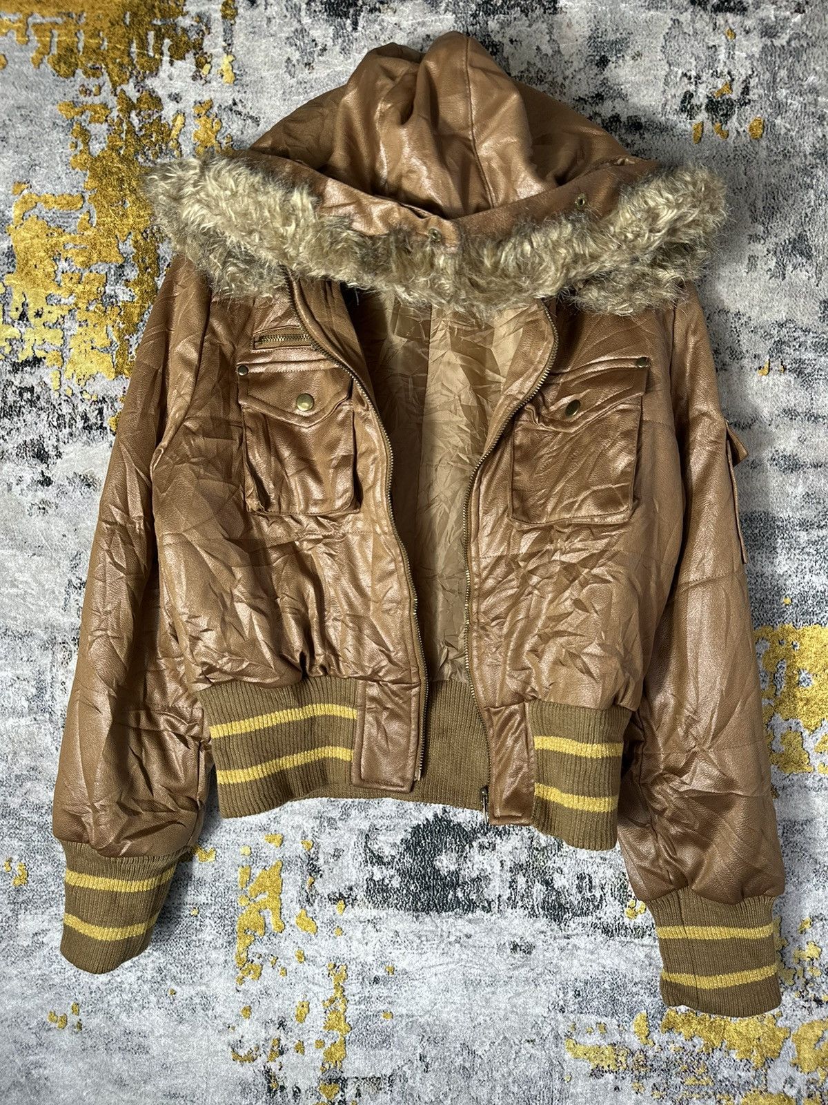20471120 FUR PUFFER DOWN JACKET WINTER SESSION VERY GOOD CONDITION Size US M / EU 48-50 / 2 - 4 Thumbnail