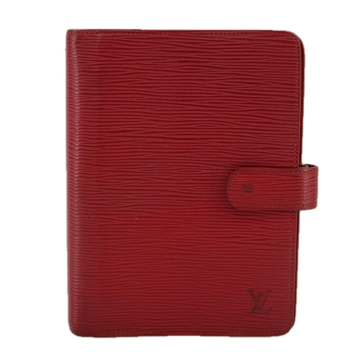 Louis Vuitton Agenda Mm Red Leather Wallet (Pre-Owned) Size ONE SIZE - 1 Thumbnail
