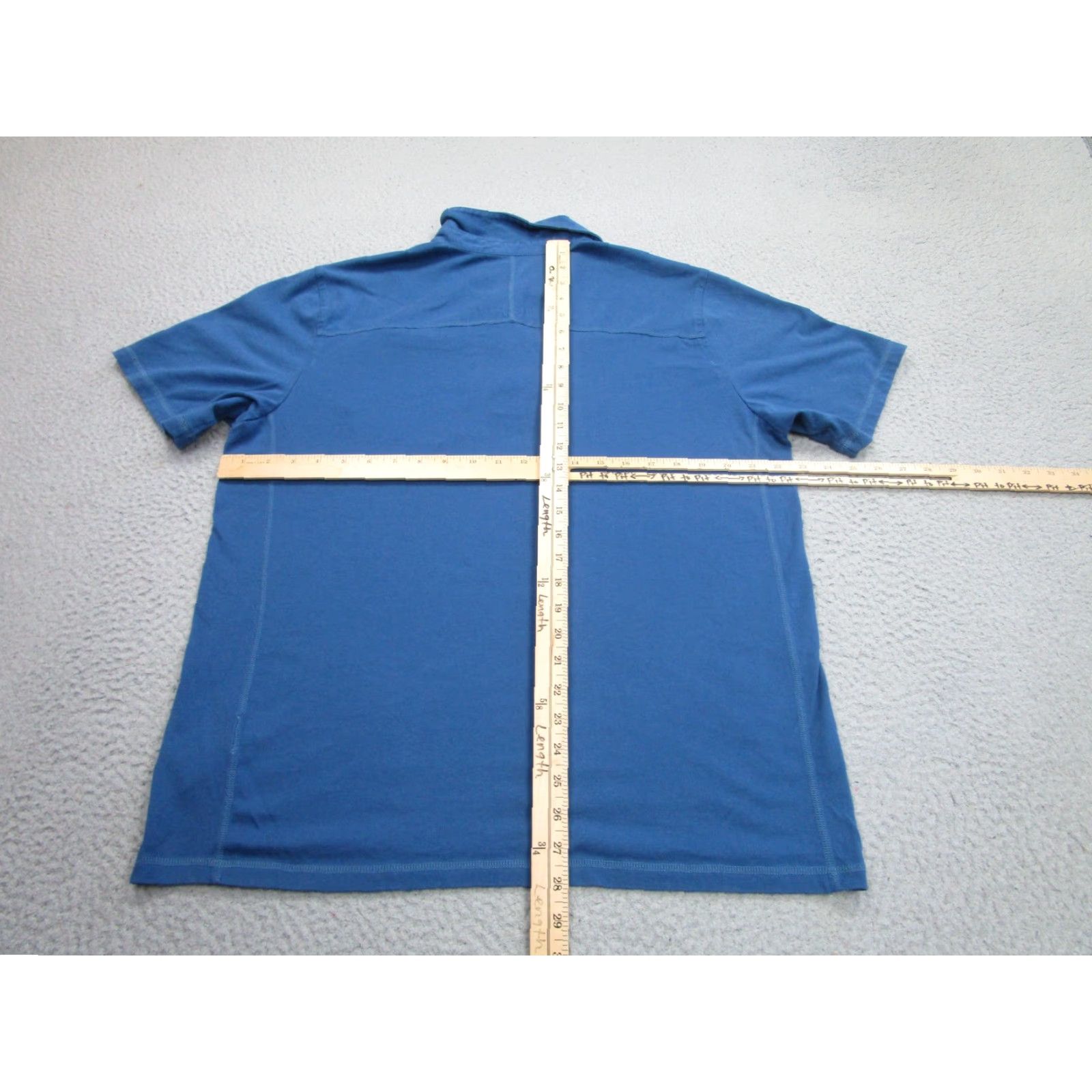 Eddie Bauer Eddie Bauer First Ascent Polo Shirt Mens L Blue Performance Pocket Casual Shirt Size US L / EU 52-54 / 3 - 7 Thumbnail