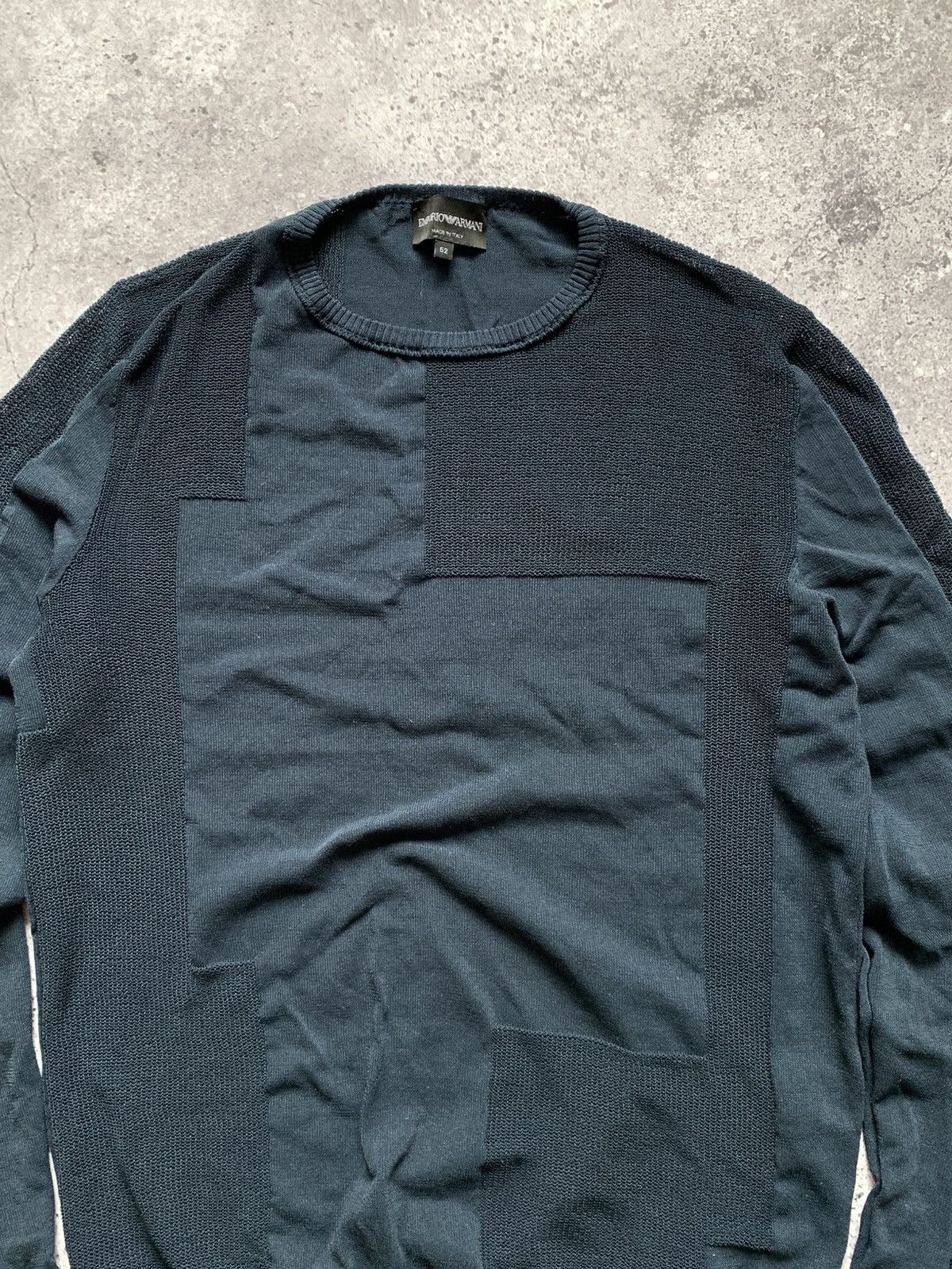 Emporio Armani 🔥EMPORIO ARMANI AVANT GARDE OLD MONEY CHAINMAIL SWEATER Size US L / EU 52-54 / 3 - 3 Thumbnail