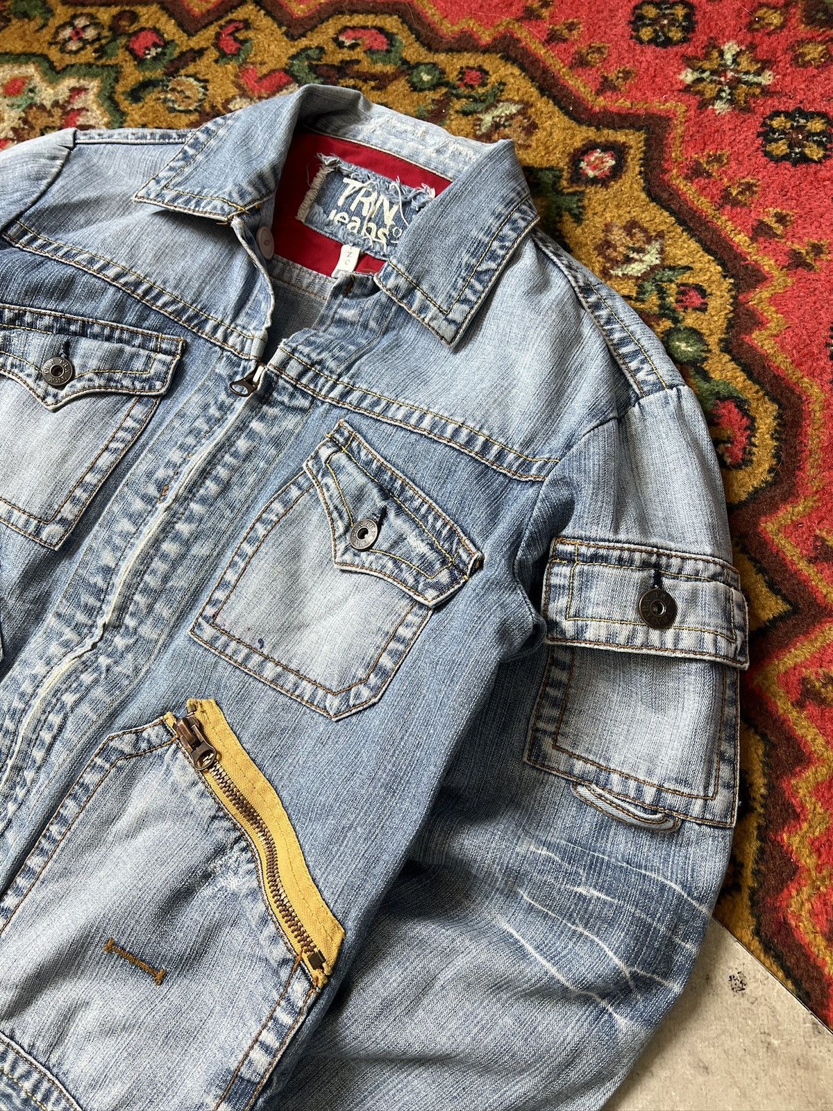 Diesel Racing style washed diesel japanese trucker jacket hype Size US L / EU 52-54 / 3 - 3 Thumbnail
