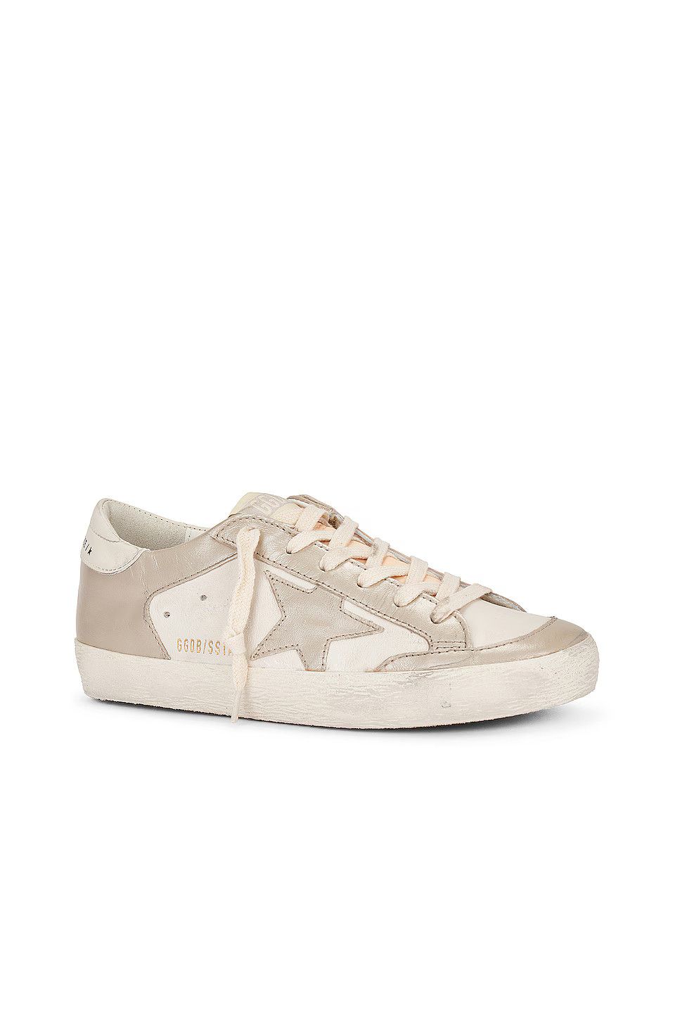 Golden Goose o1bcso1str0725 Superstar Sneakers in White/Sand Size US 9 / IT 39 - 2 Thumbnail