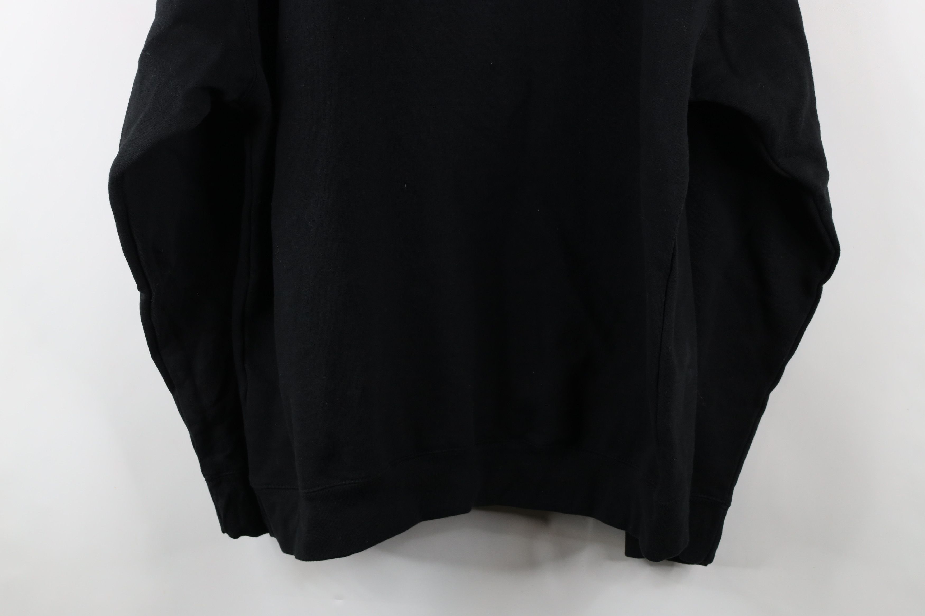 Vintage Vintage Streetwear Blank Heavyweight Hoodie Sweatshirt Black Size US XXL / EU 58 / 5 - 9 Thumbnail