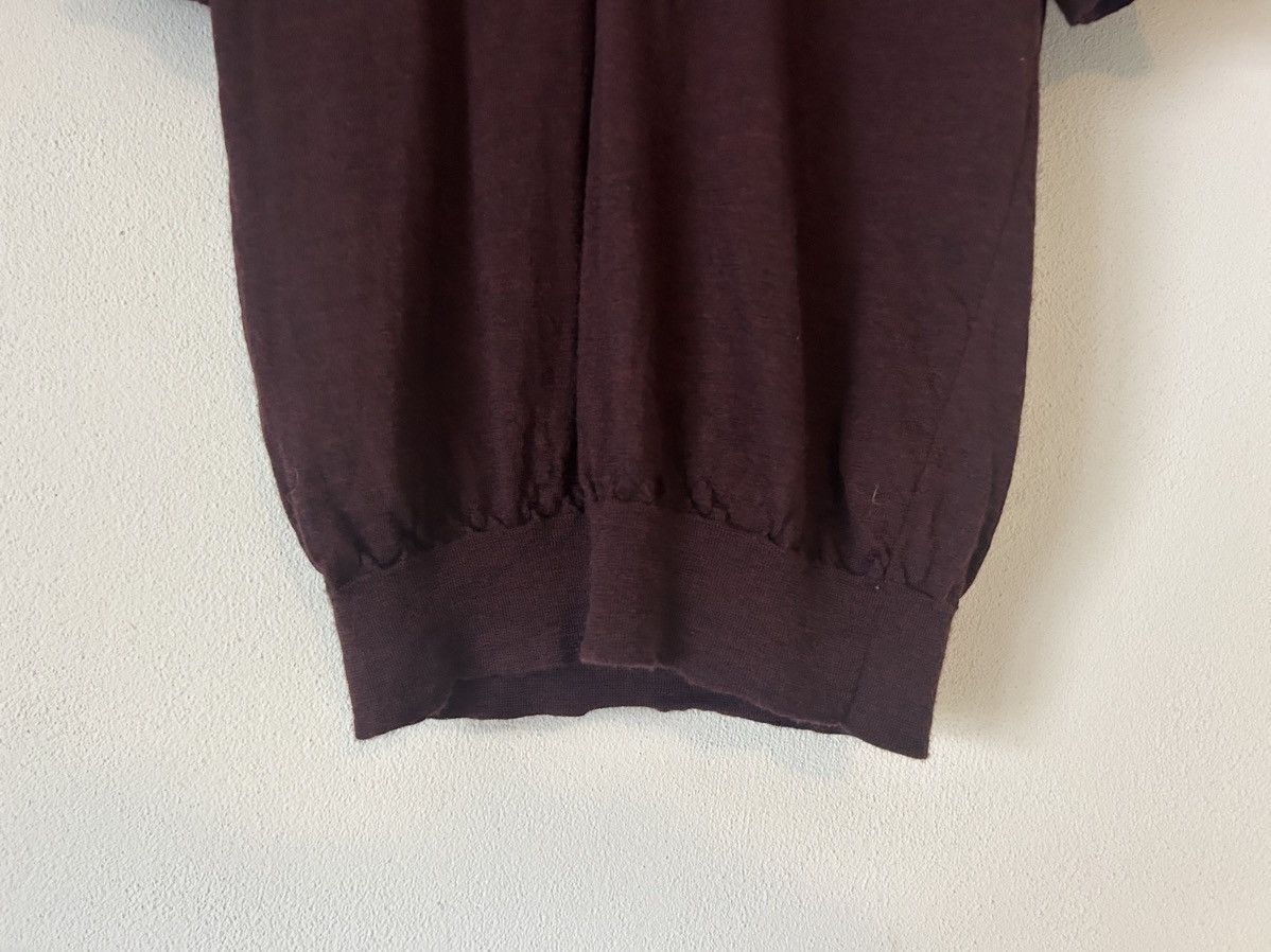 Lanvin Lanvin Burgundy Merino Wool Polo, Size S Size US S / EU 44-46 / 1 - 5 Thumbnail
