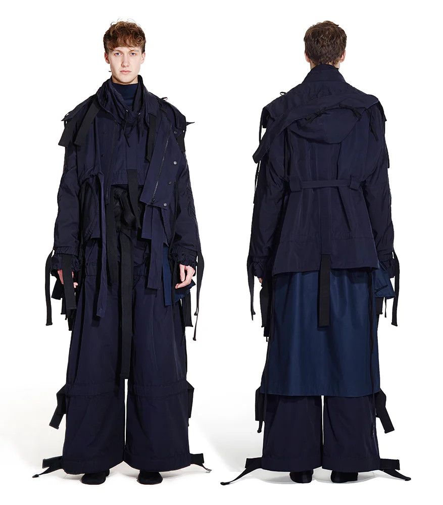 Craig Green AW2015 Parachute Jacket Navy & Red Size US XS / EU 42 / 0 - 2 Thumbnail