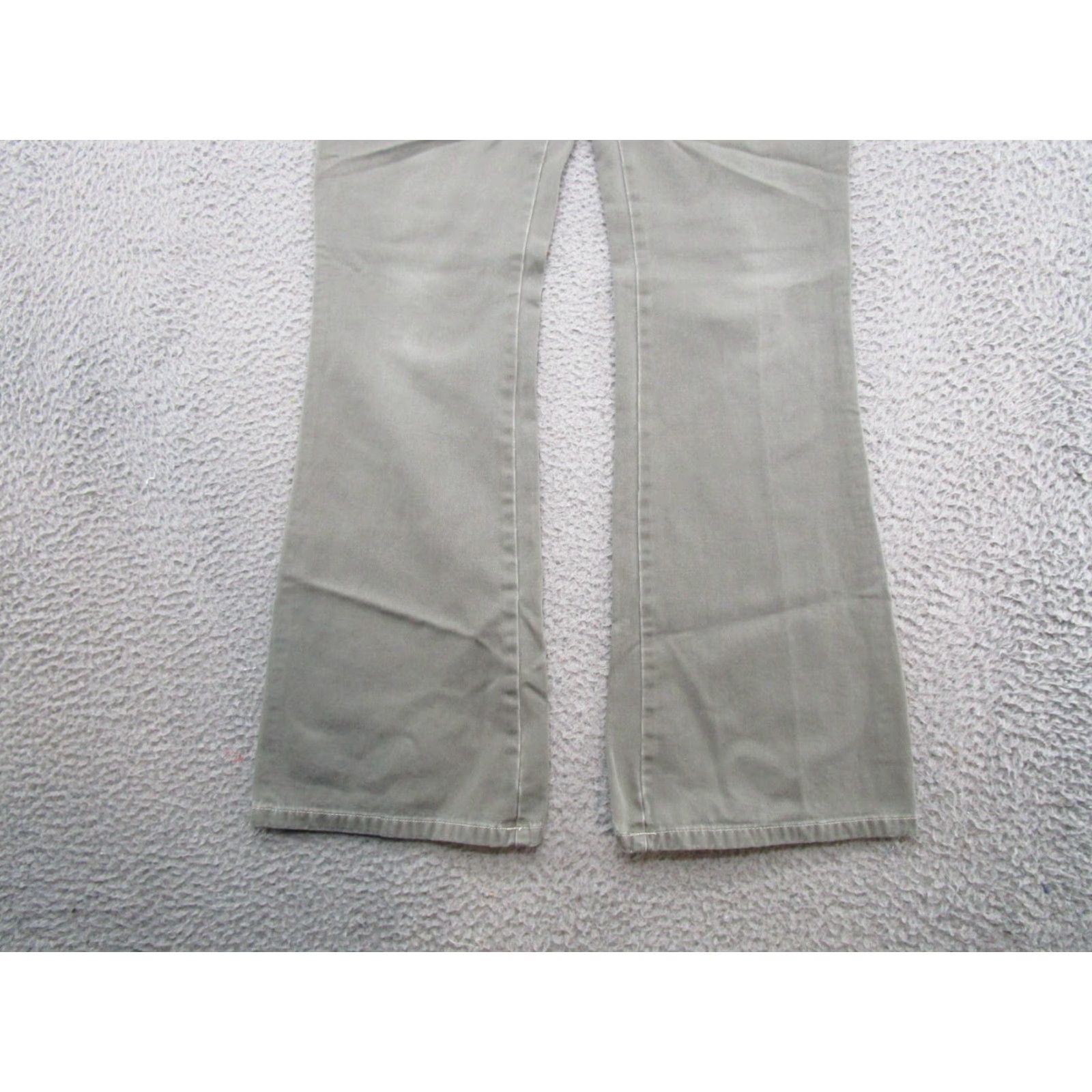 American Eagle Outfitters American Eagle Outfitters Cargo Pants Women's Size 2 Green Cotton Blend Bootcut Pockets Drawstring Button Fly Low-Travel Workwear Casual RegularRise Size 26" / US 2 / IT 38 - 2 Thumbnail