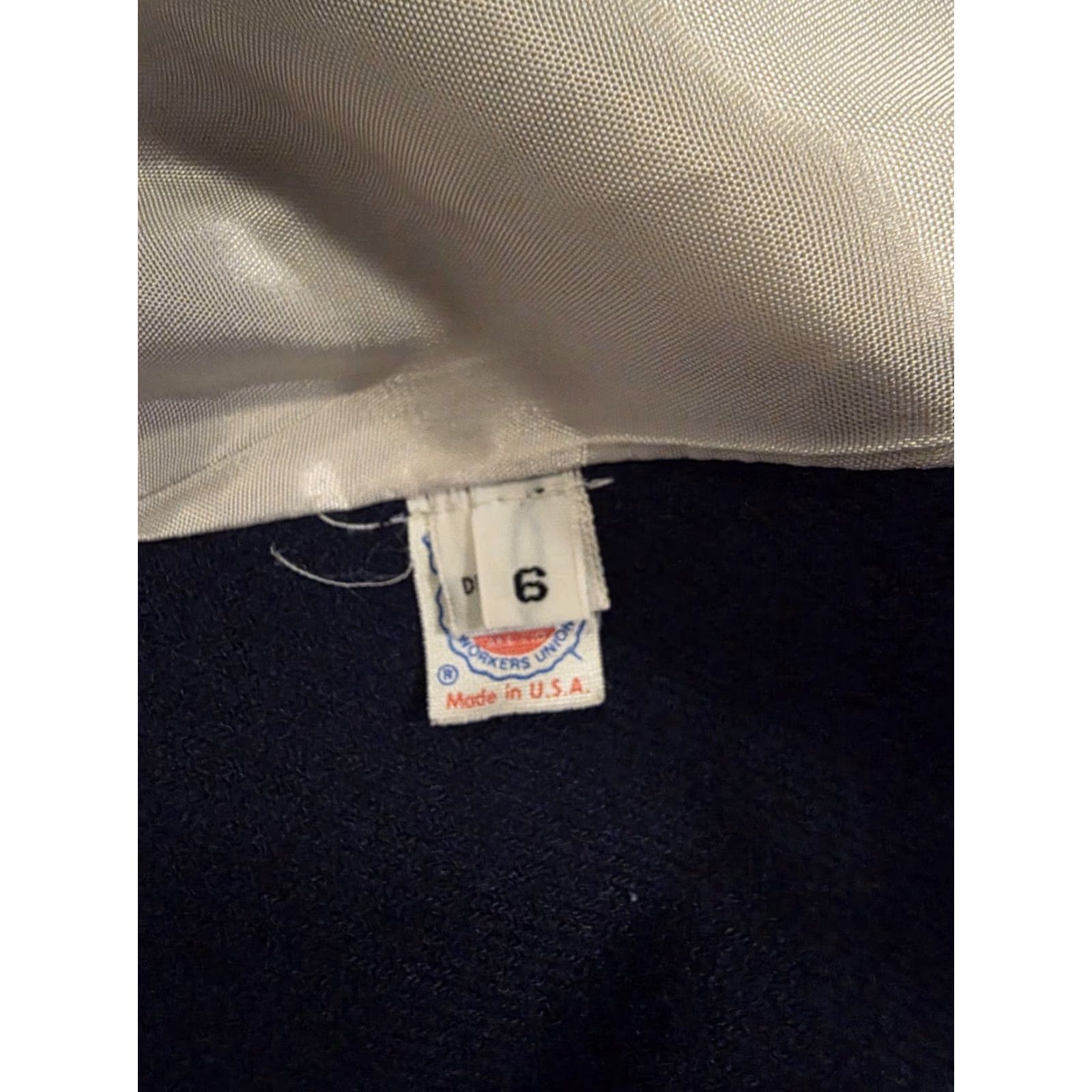 Vintage VINTAGE Rothschild Little Girls Wool Naval Coat Blue USA Union Made Size 6 EUC Size US S / EU 44-46 / 1 - 7 Thumbnail
