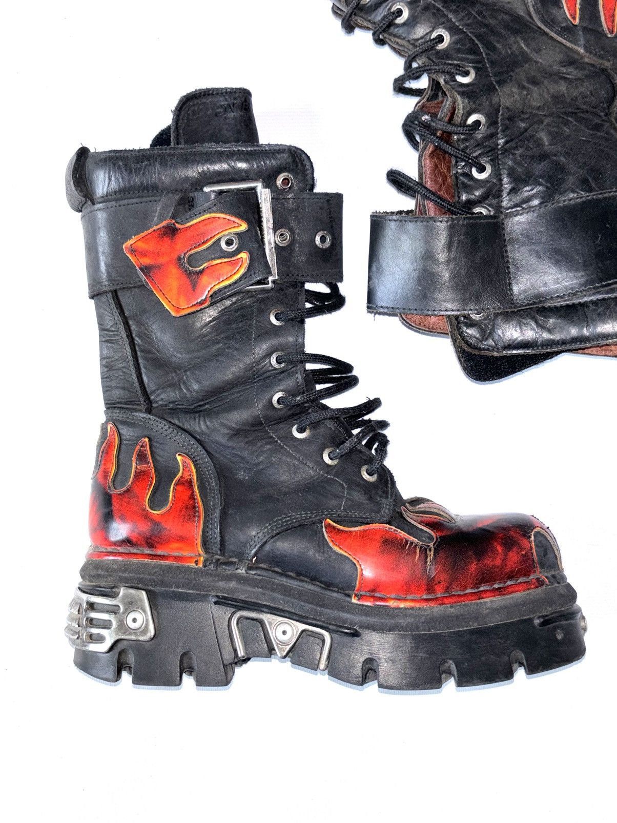 New Rock Vintage New Rock Flame leather boots Size US 8 / EU 41 - 6 Thumbnail
