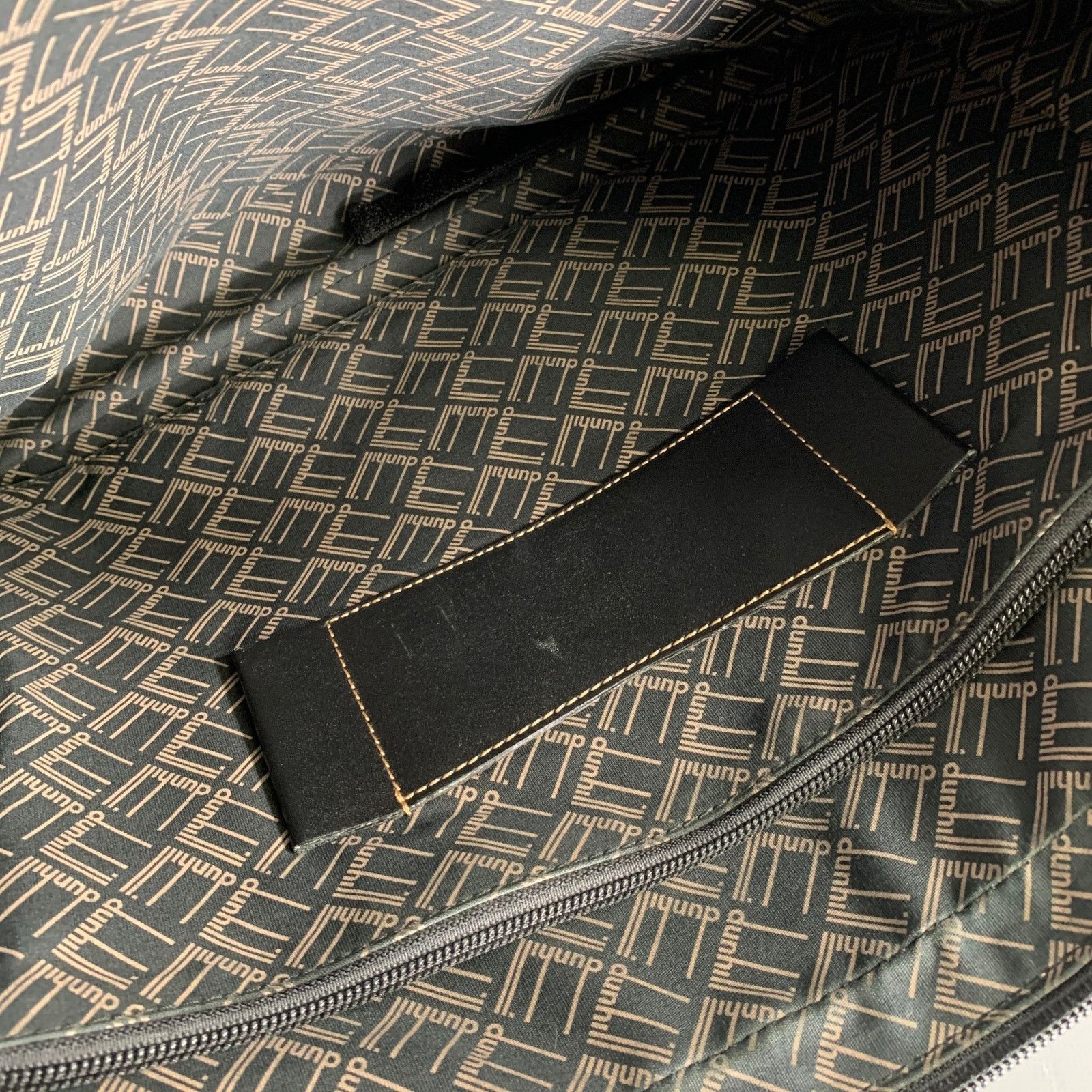 Other DUNHILL Black Gold Crackled Leather Bags Size ONE SIZE - 8 Thumbnail