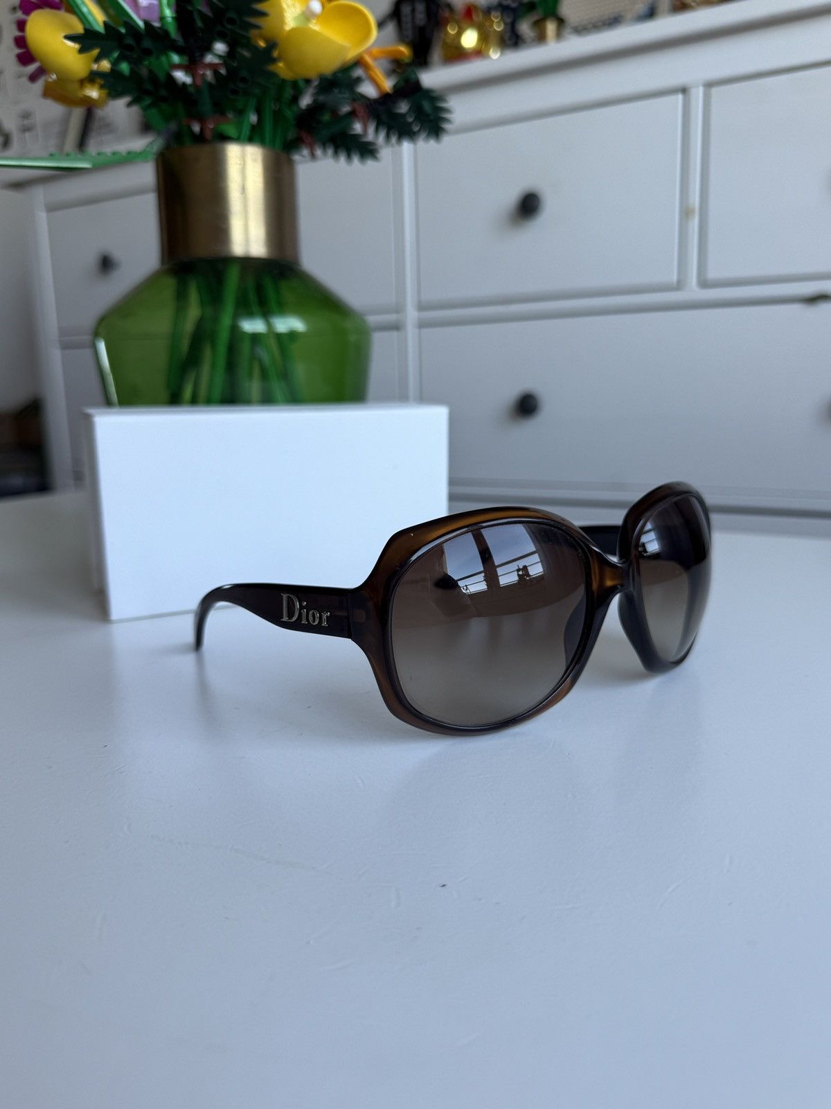 Vintage y2k Dior oversized sunglasses archive designer grunge