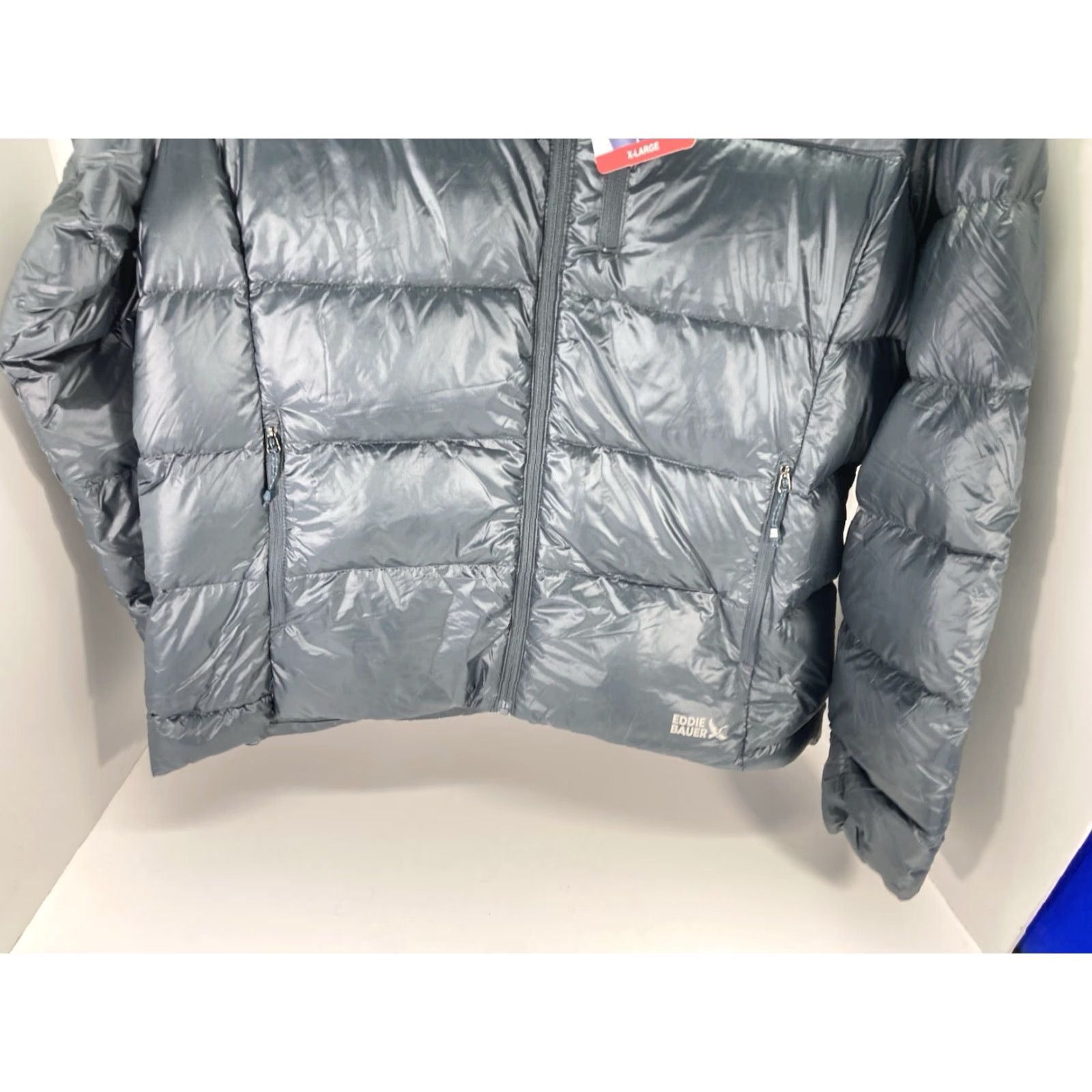 Eddie Bauer VINTAGE Eddie Bauer Down Puffer Jacket Coat Women XL Blue Green Full Zip Packable NWT Size XL / US 12-14 / IT 48-50 - 3 Thumbnail