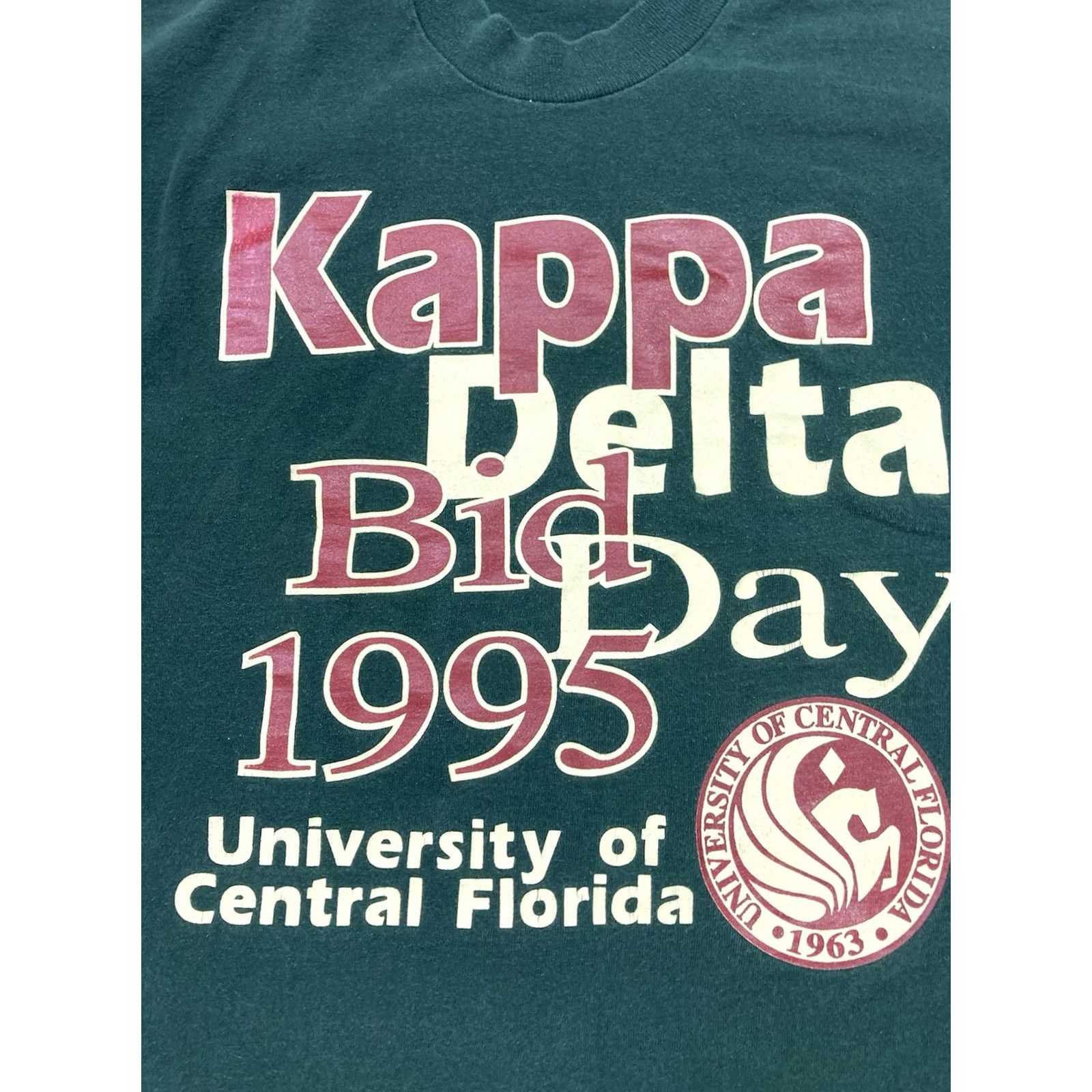 Hanes VTG University Of Central Florida 1995 Kappa T-shirt Men Large 90s Single Stitch Size US L / EU 52-54 / 3 - 2 Thumbnail
