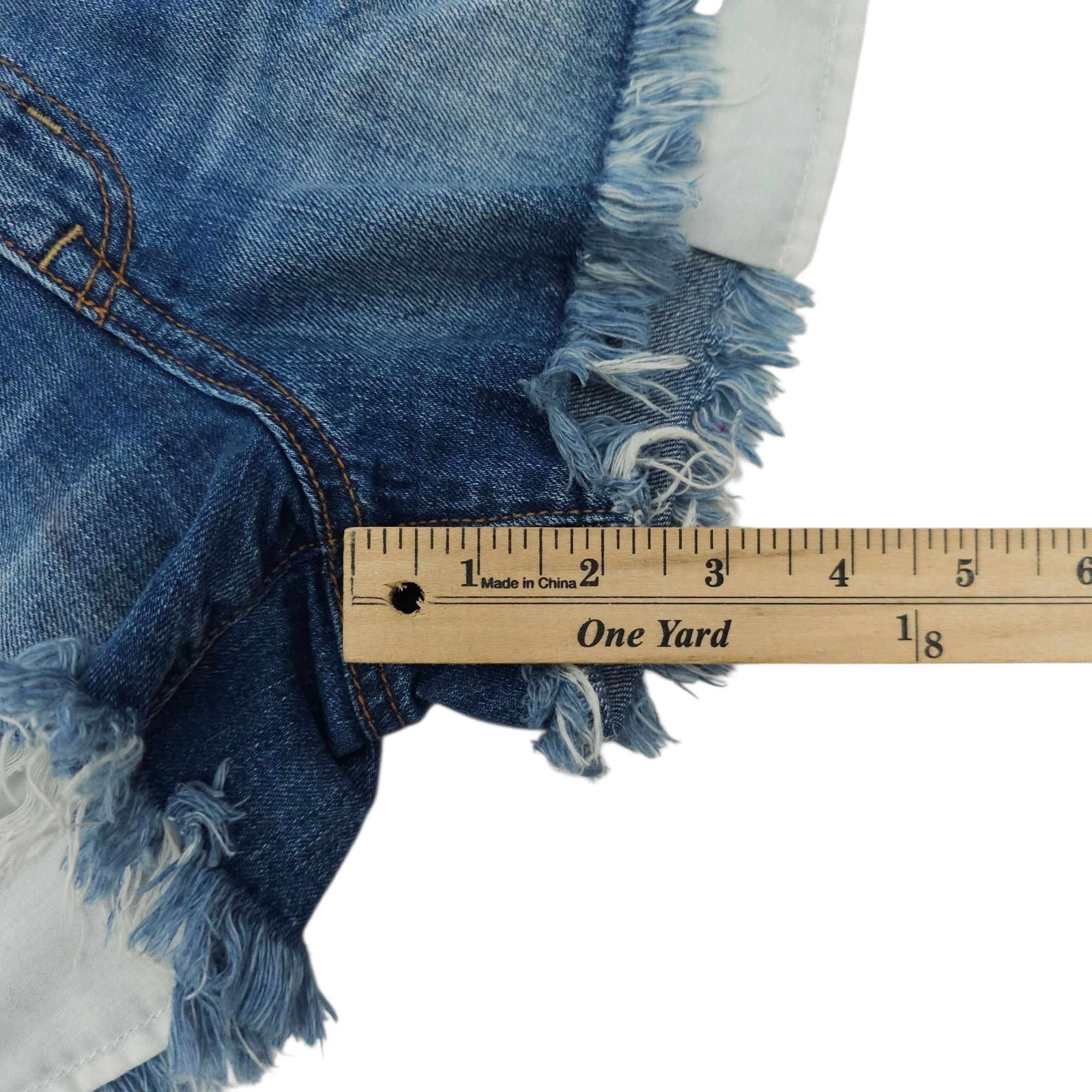 American Eagle Outfitters American Eagle Vintage Hi Rise Festival Denim Shorts Womens Size 27" / US 4 / IT 40 - 5 Thumbnail