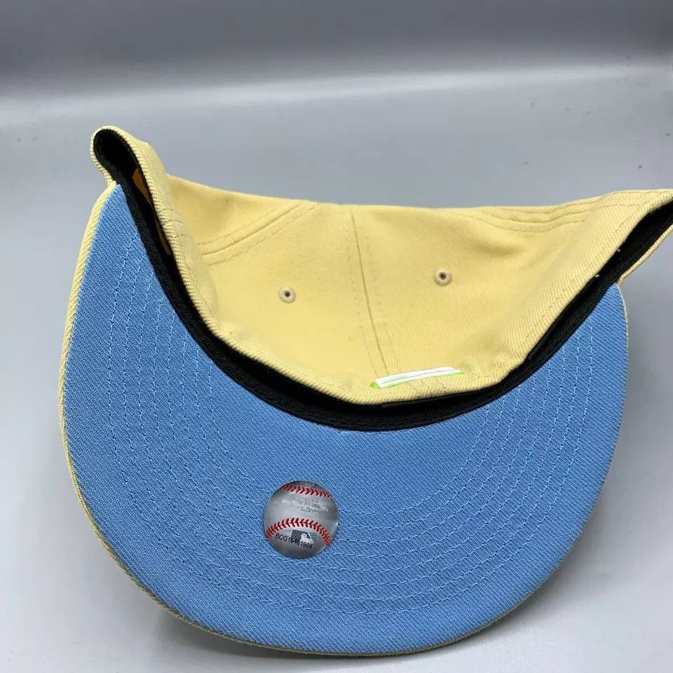 New Era Milwaukee Brewers Hat Men 7 1/2 59Fifty New Era Fitted Cap Size ONE SIZE - 3 Thumbnail