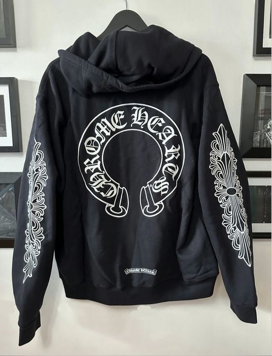 Chrome Hearts Chrome Heart Horse Shoe Zip Up | Grailed