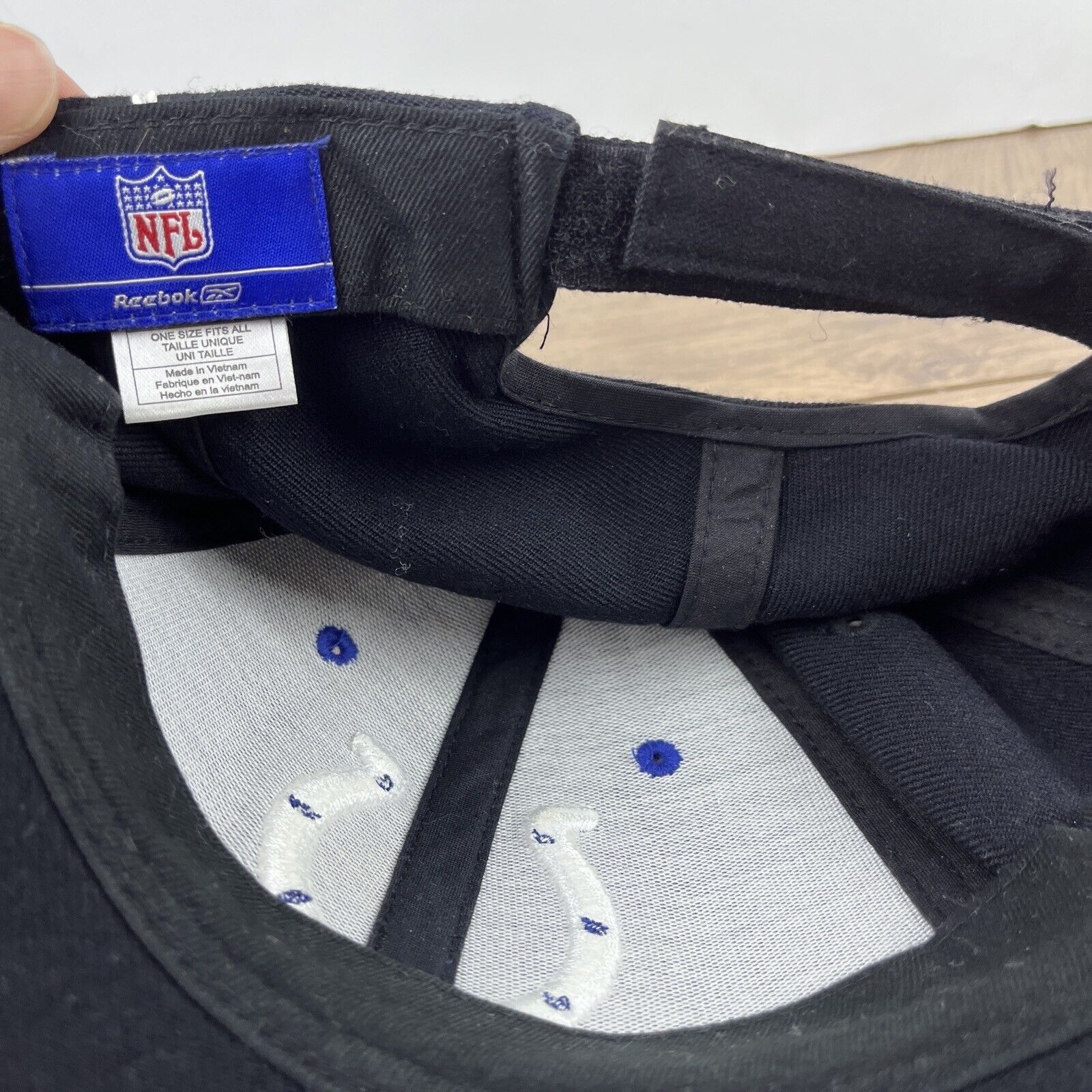 Reebok Indianapolis Colts Reebok Hat NFL Colts Blue Hat Adjustable Size ONE SIZE - 15 Thumbnail