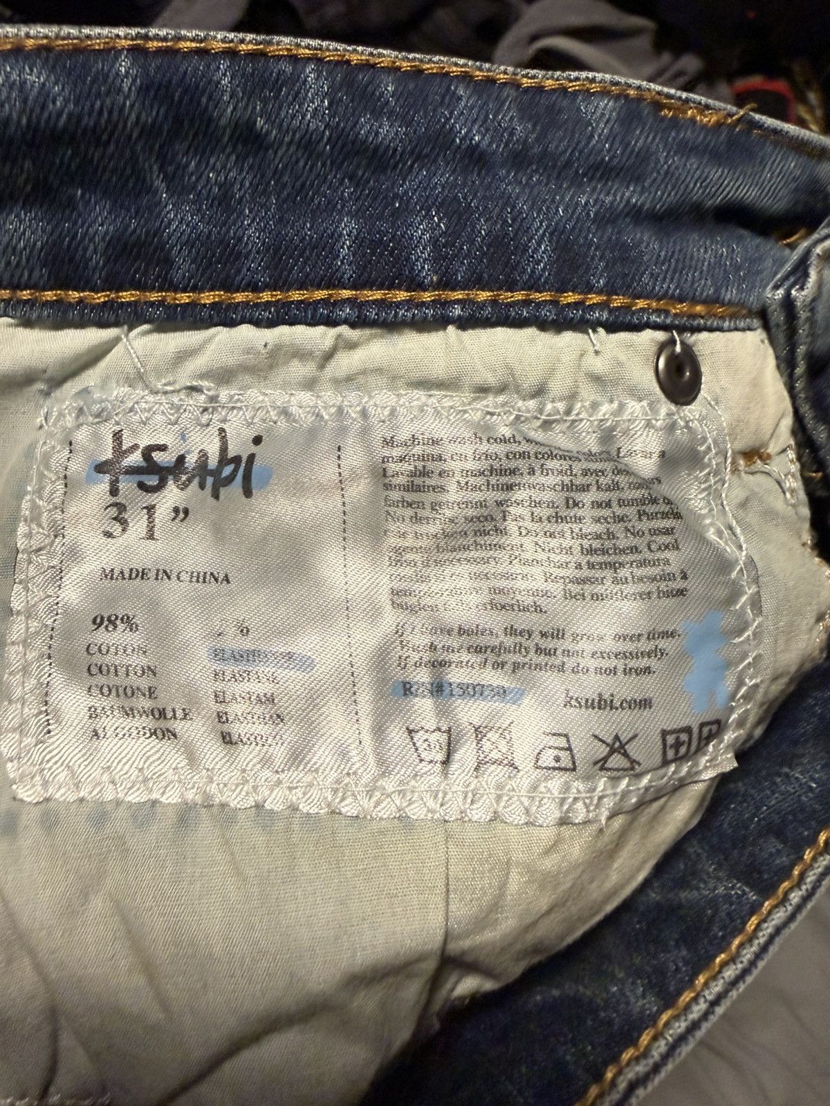 Ksubi Ksubi jeans “Van Winkle Half Way” Denim Size US 31 - 7 Thumbnail