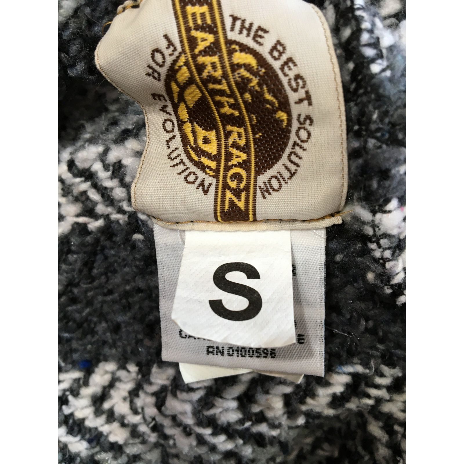 Earth Ragz Earth Ragz Small Woven Blanket Hoodie Gray Cream Pink Black Size S / US 4 / IT 40 - 4 Thumbnail