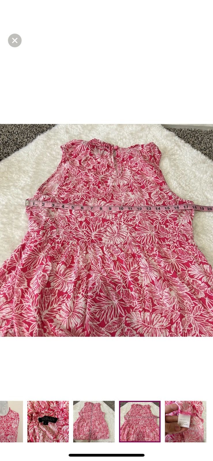 Rachel Zoe Rachel Zoe large floral sleeveless blouse Size L / US 10 / IT 46 - 3 Thumbnail