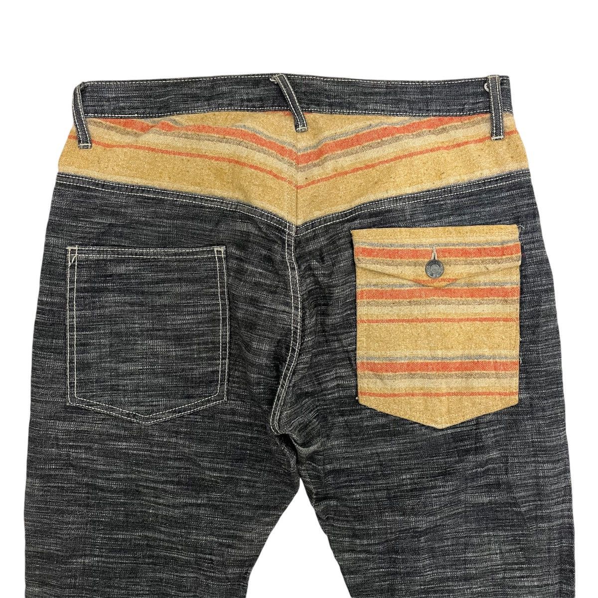 Vintage Vintage Wild Khakis Dark Grey Jeans Blanket Pocket Denim Size US 33 - 2 Thumbnail